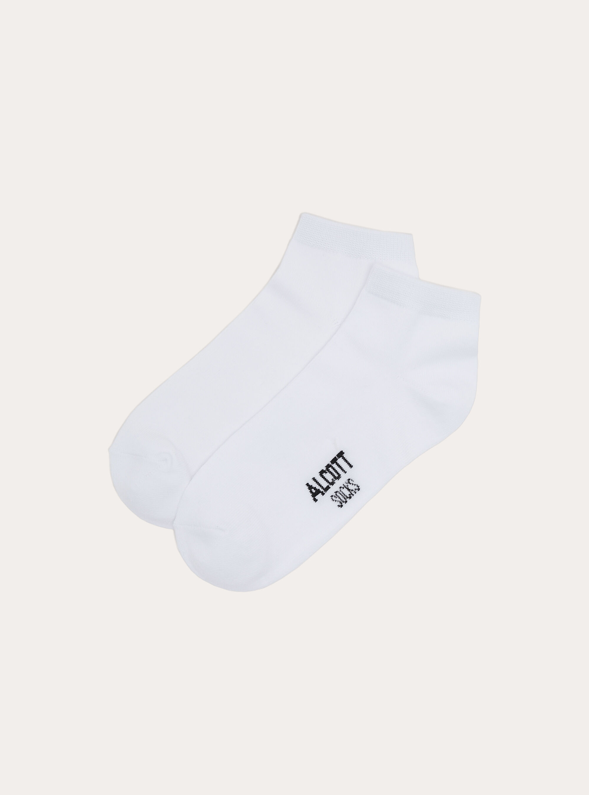 Juego de 4 pares de calcetines b&aacute;sicos lisos