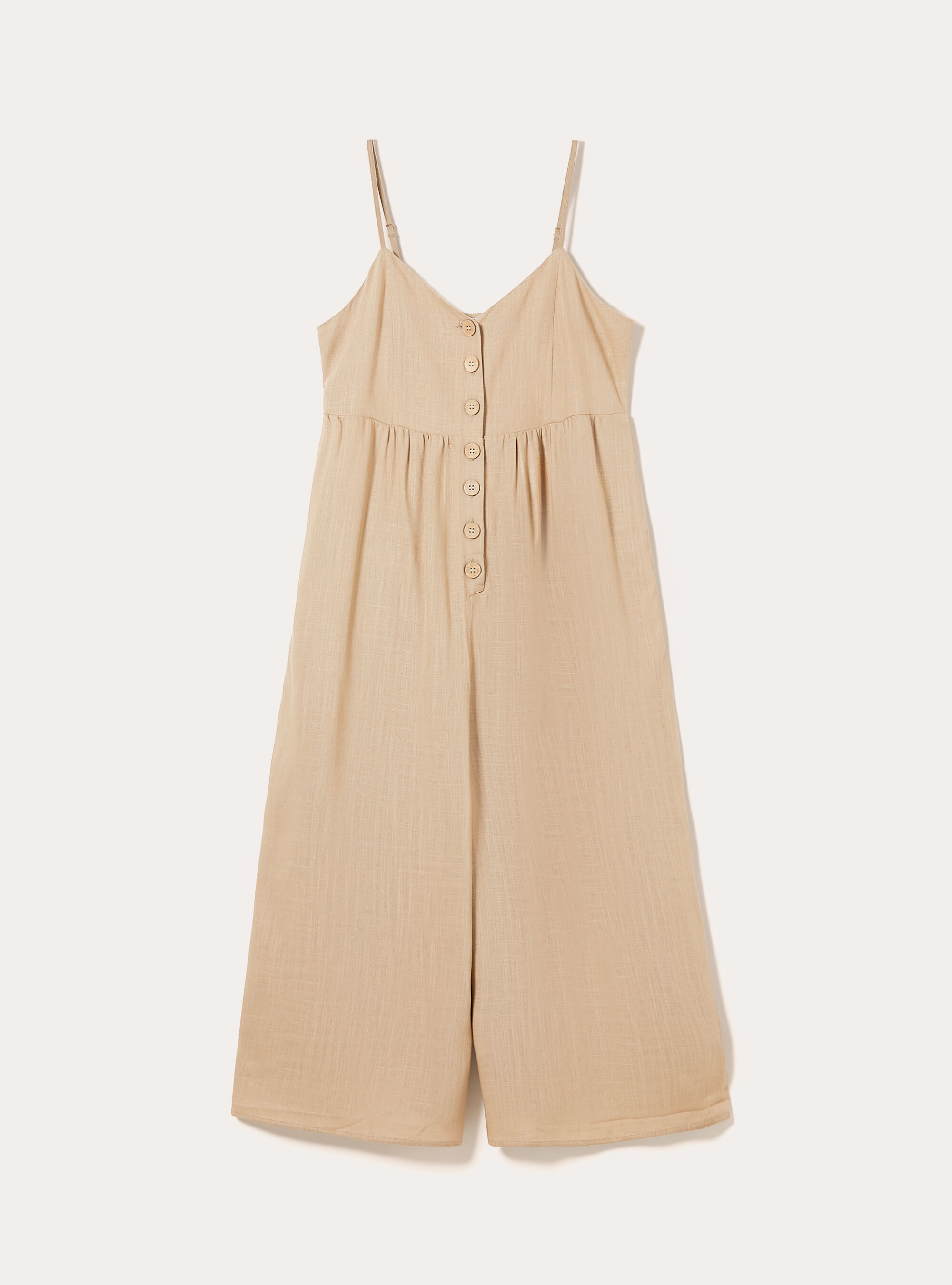 Salopette en lin, BG2 BEIGE MEDIUM