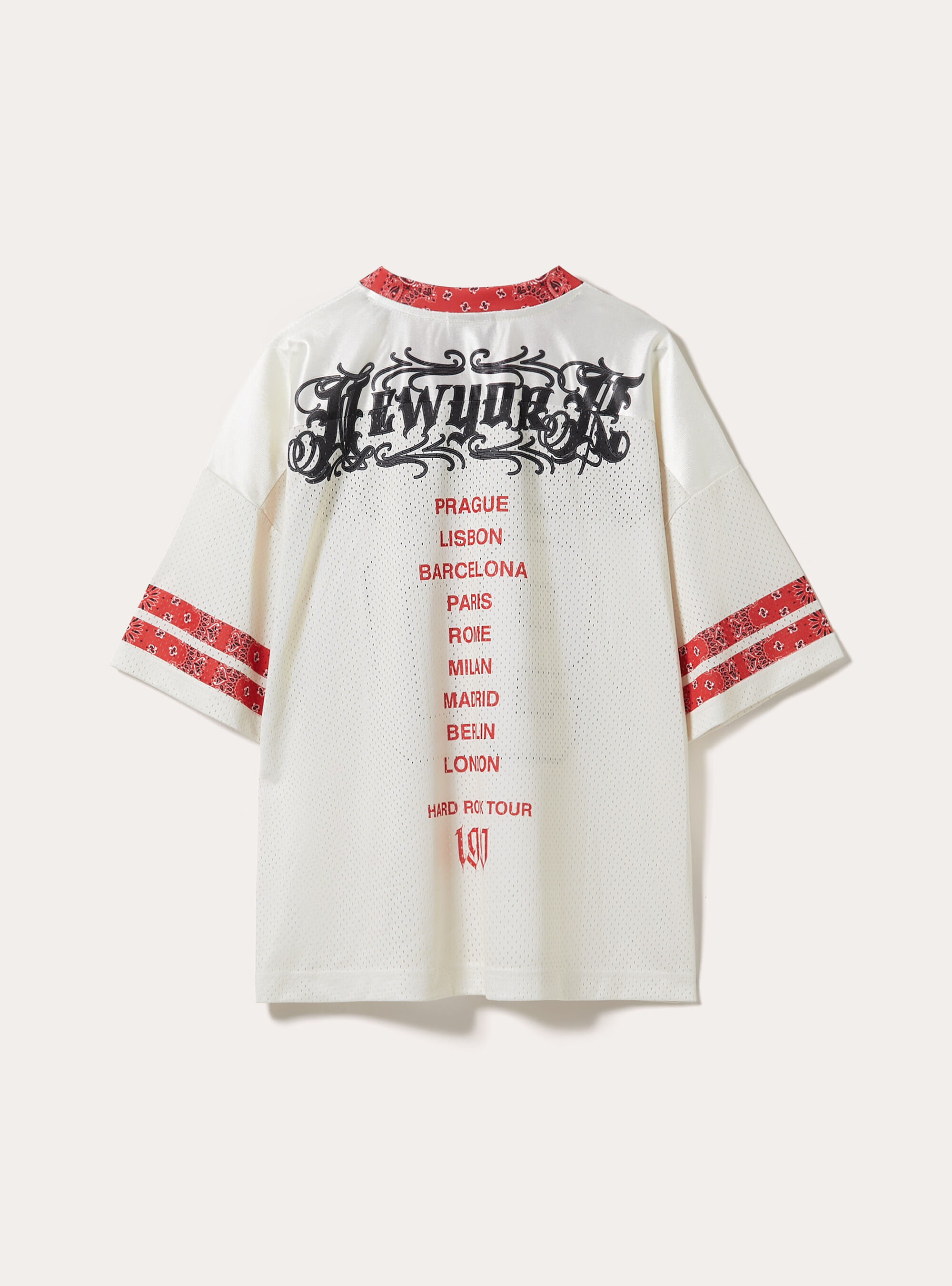 Oversized Football Jersey, WH2 WHITE