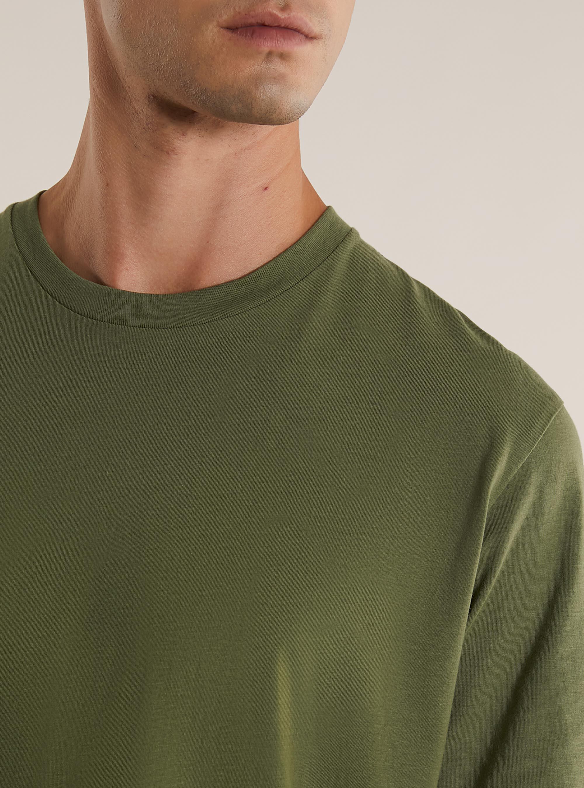 Camiseta de algod&oacute;n con cuello redondo, KY2 KAKY MEDIUM