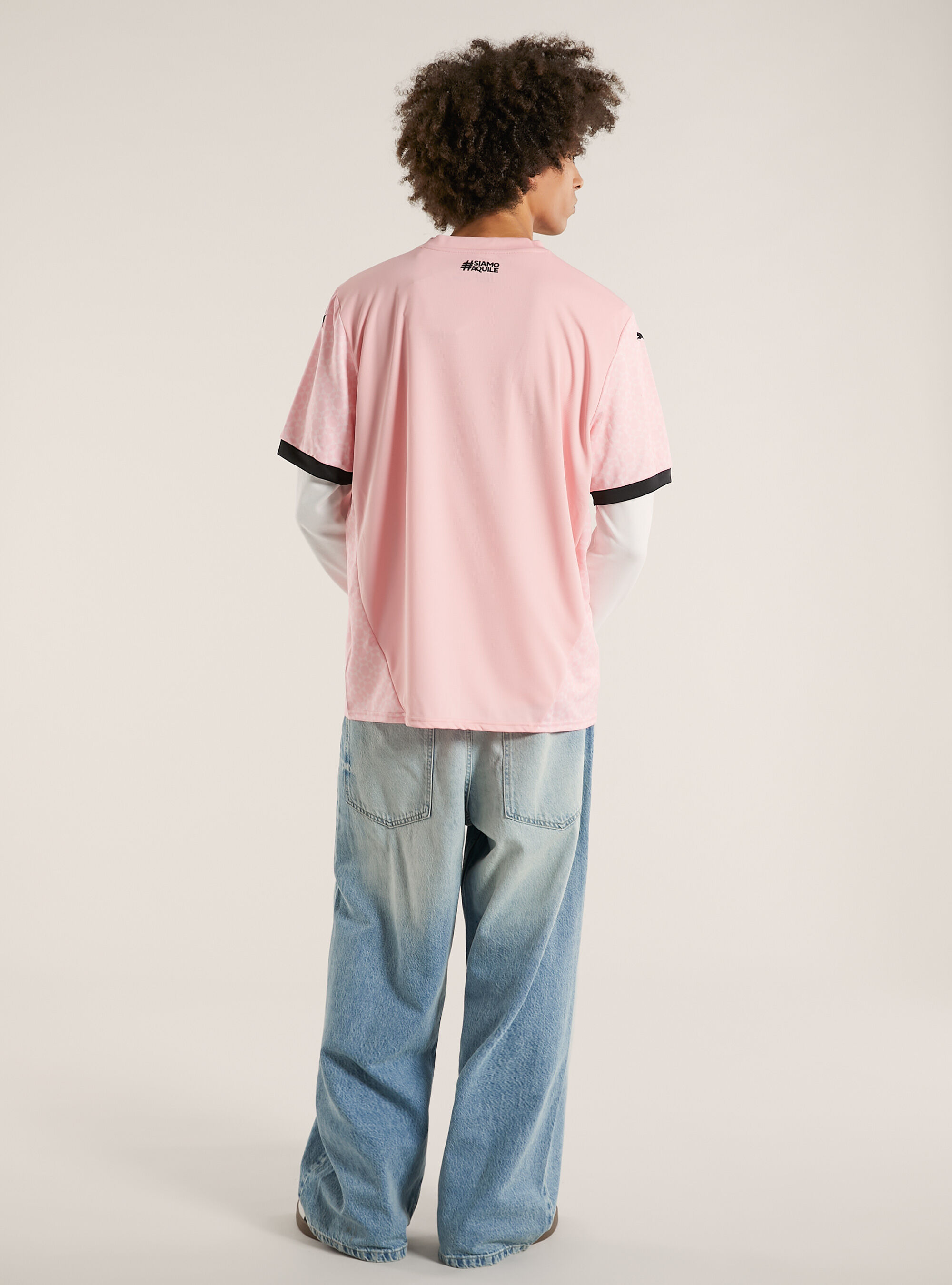 Palermo F.C. Jersey Home 24/25, PK2 PINK MEDIUM