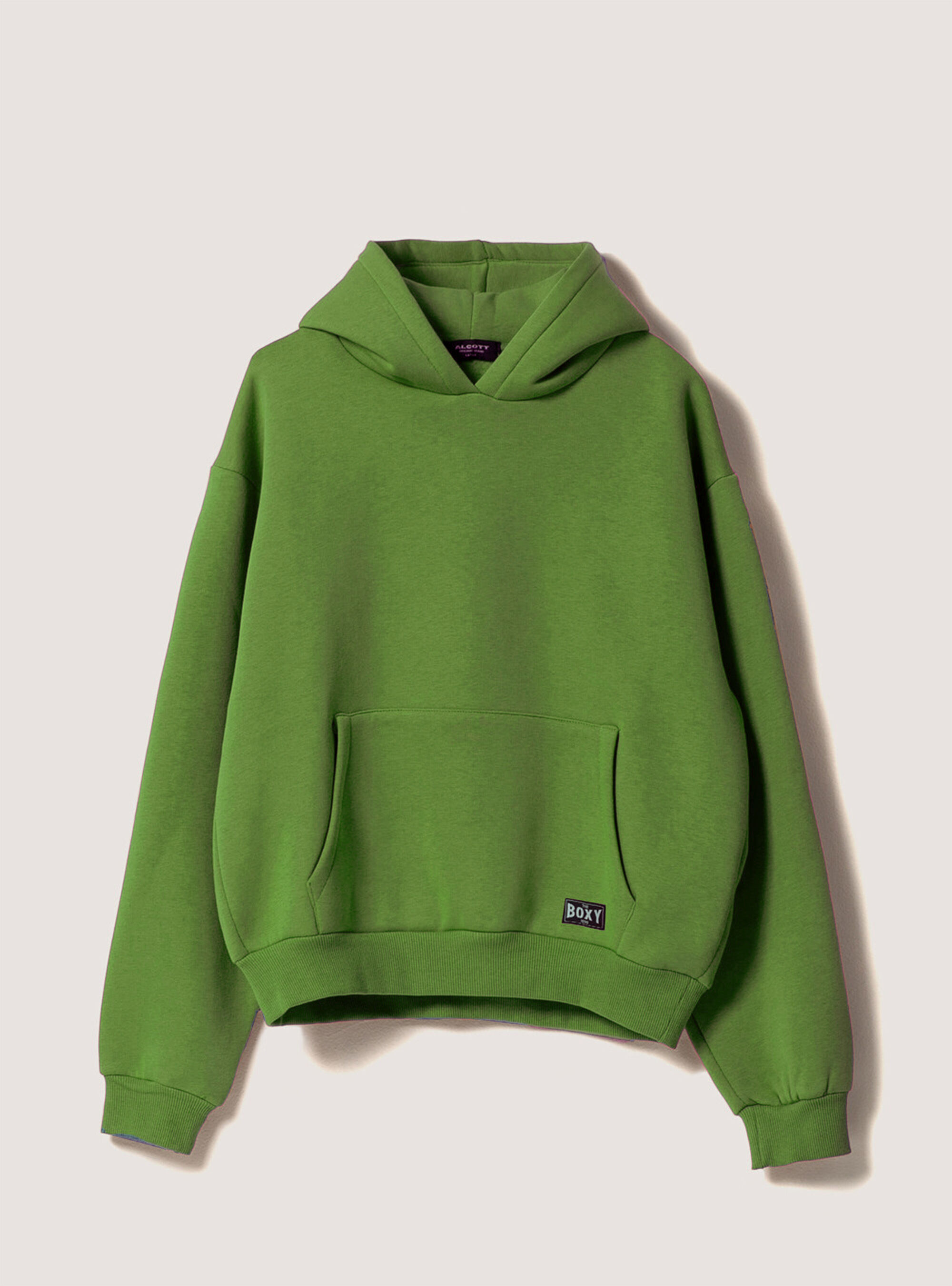 Boxy Fit Hooded Sweatshirt Alcott Men s Sweatshirts