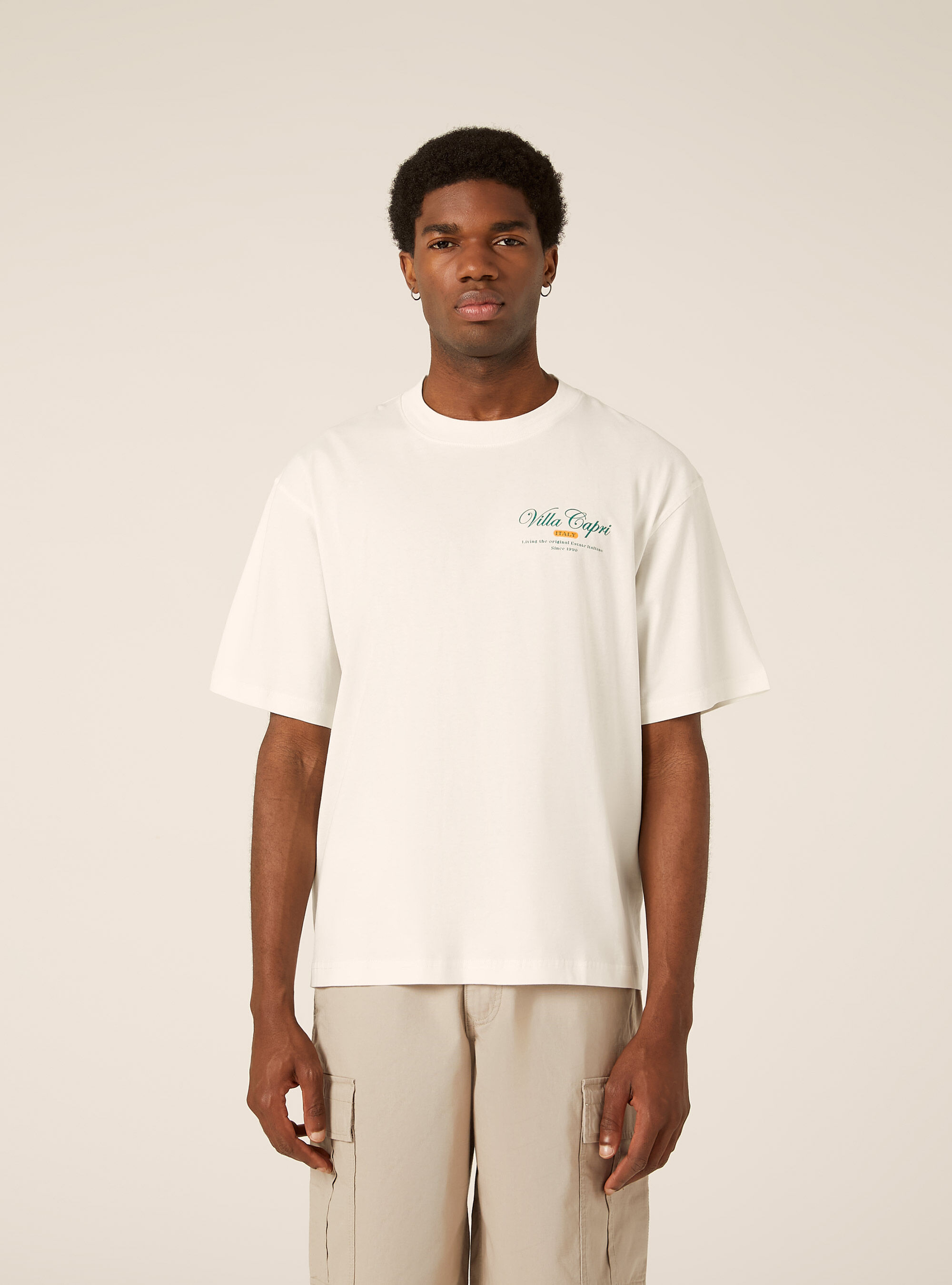 Camiseta Boxy Fit Capri Amore Mio
