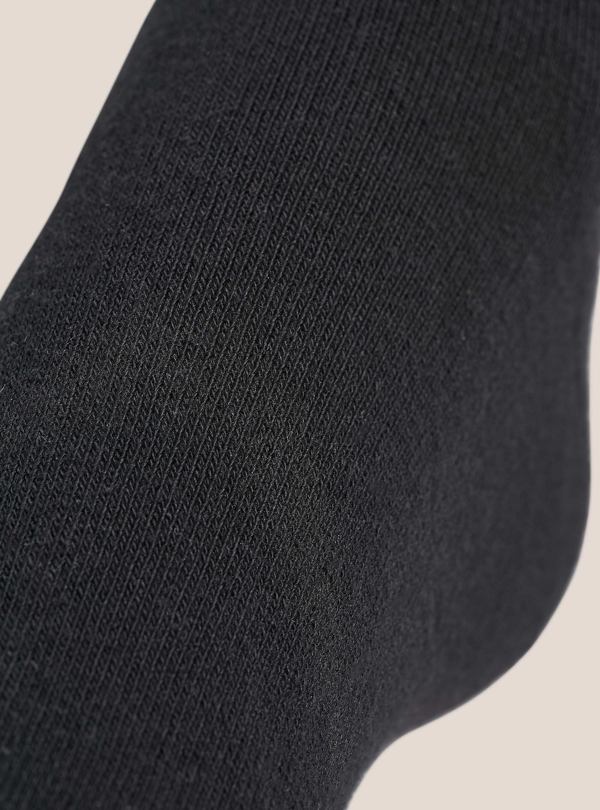 Set of 3 plain, calf-high socks, BK1 BLACK