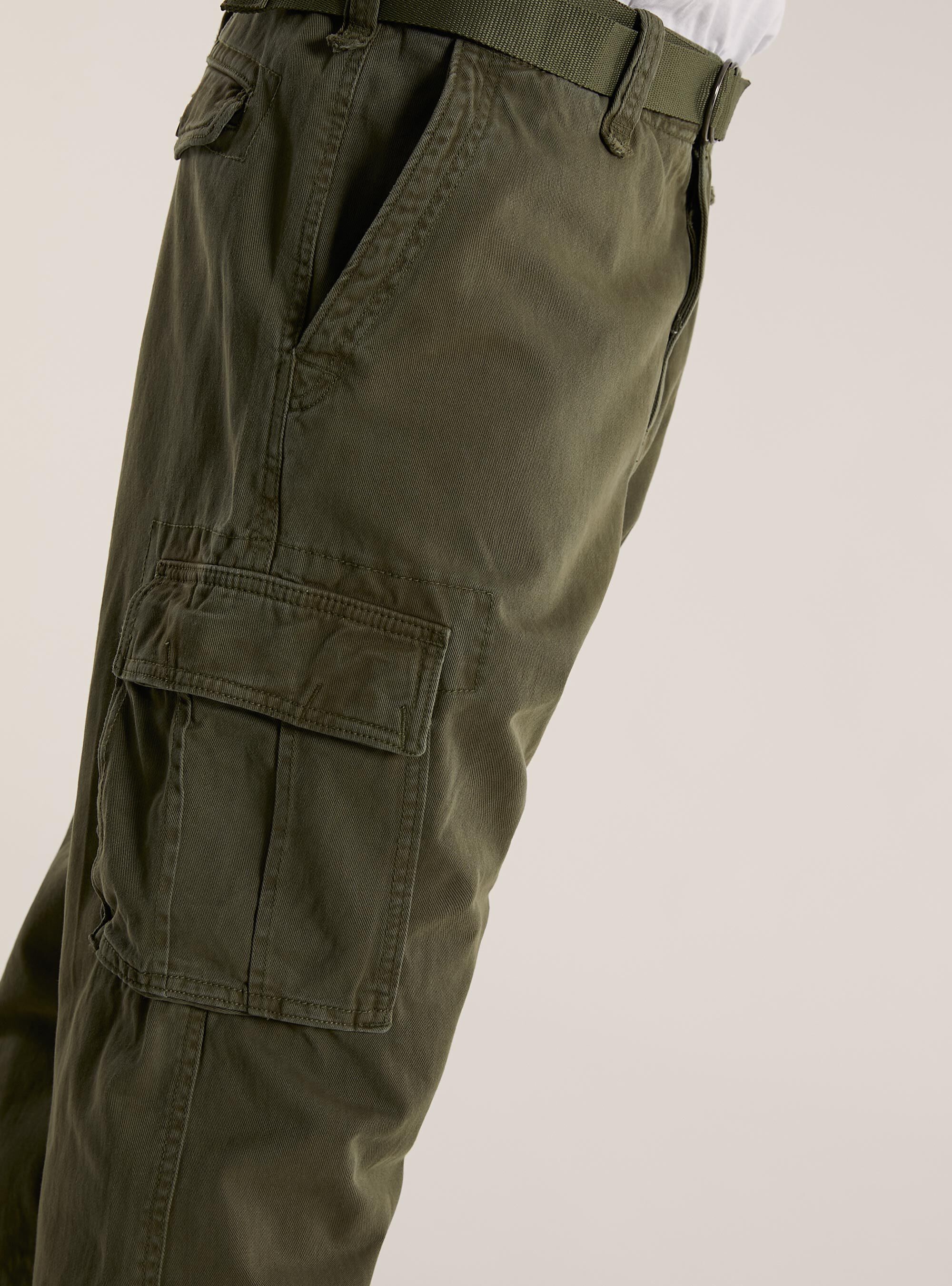 Pantaloni cargo con cintura, KY2 KAKY MEDIUM