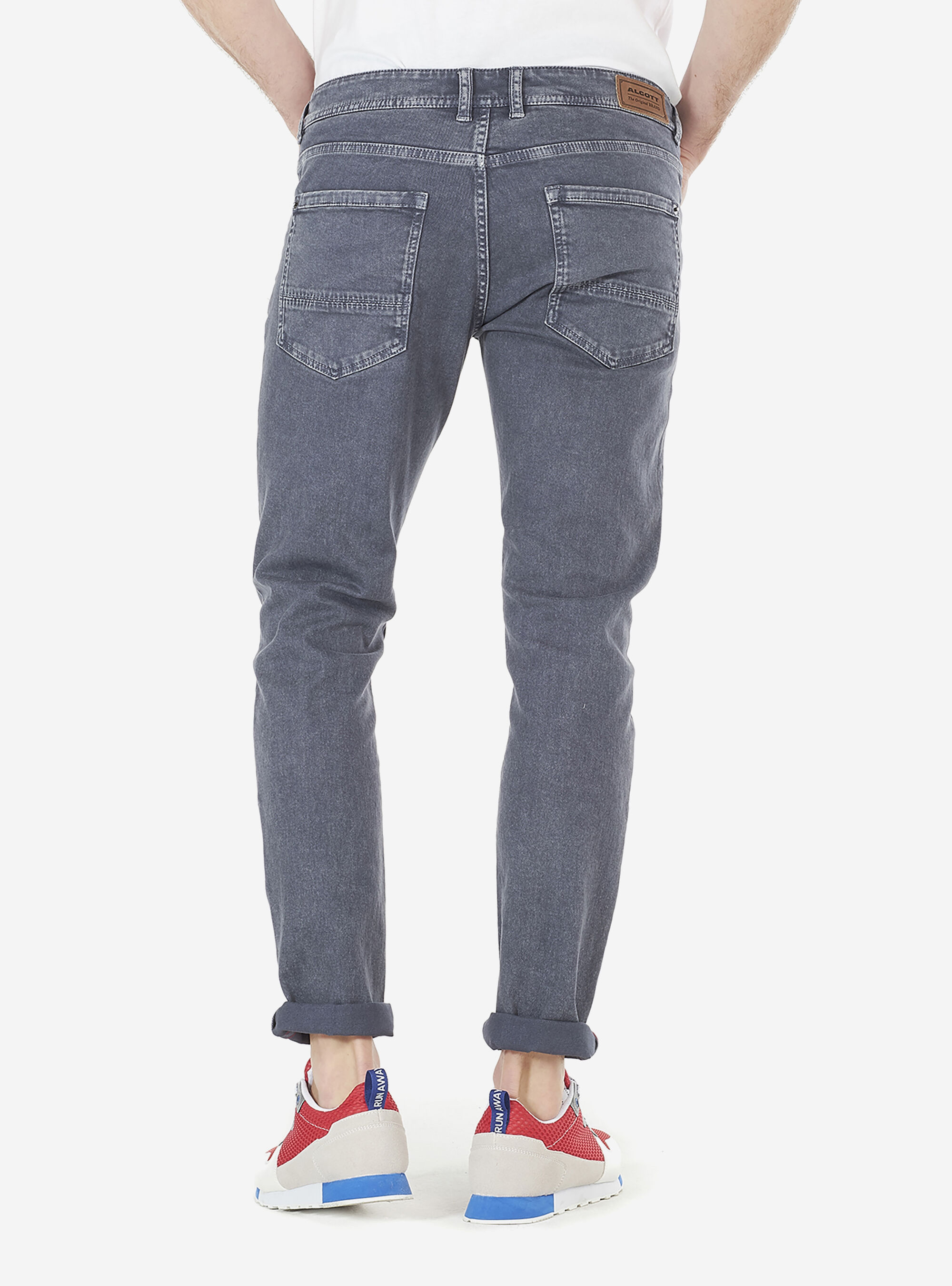 STRETCH-HOSE AUS TWILL, C204 BLU NAVY