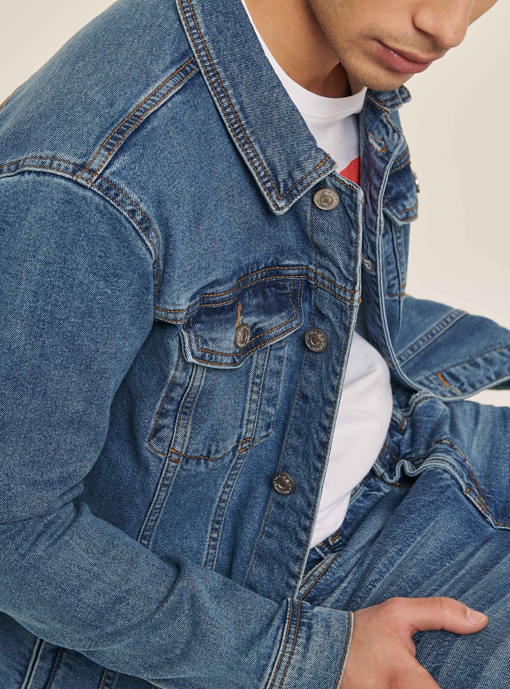 giacca denim uomo