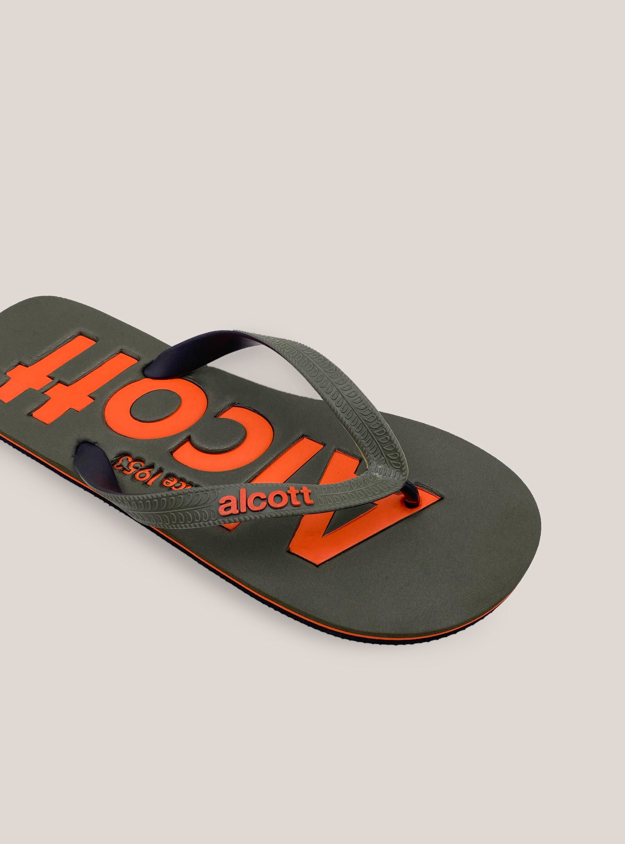 Infradito con logo, C0616 KAKY