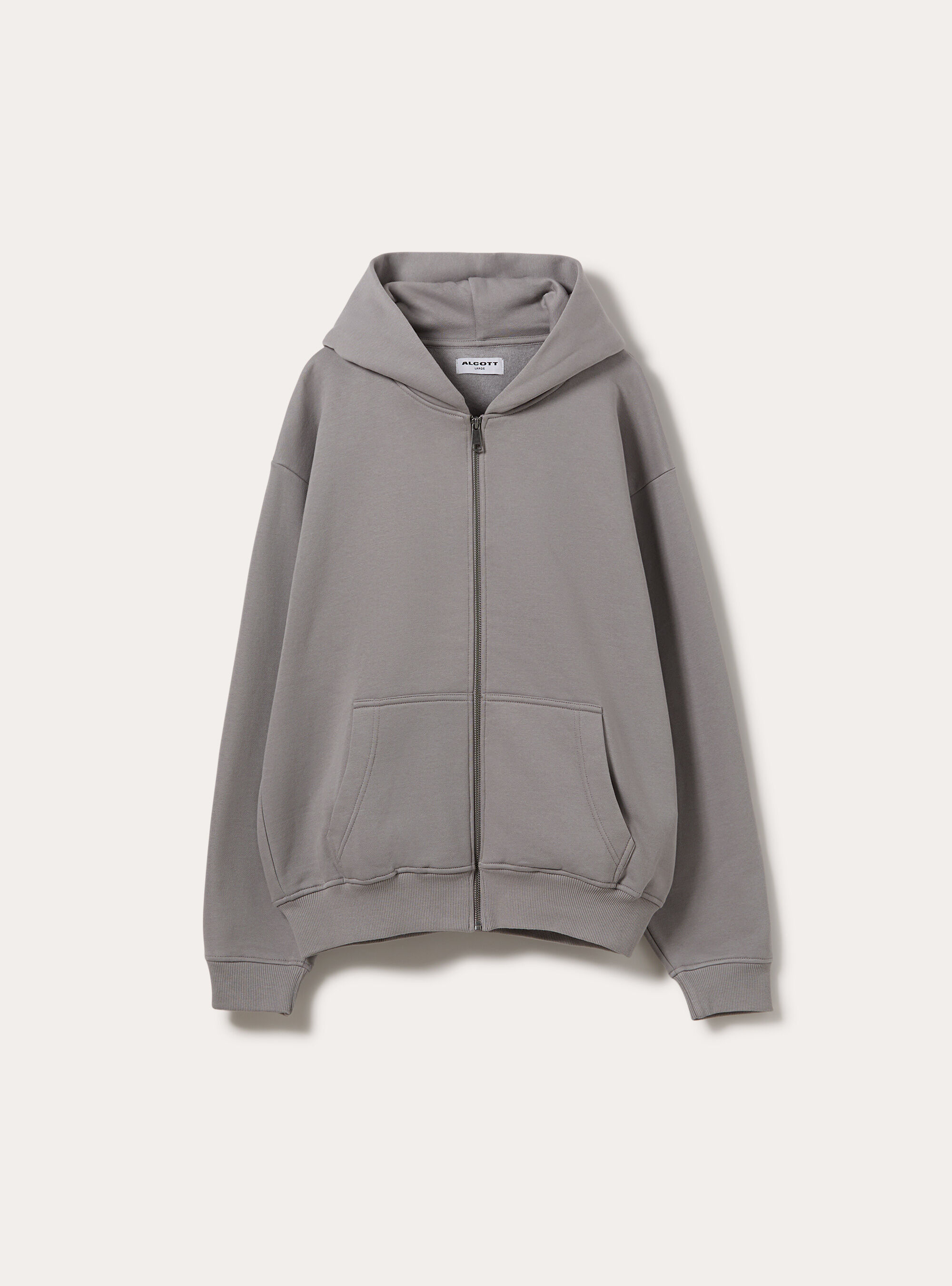 Cardigan basico boxy fit, GY2 GREY MEDIUM