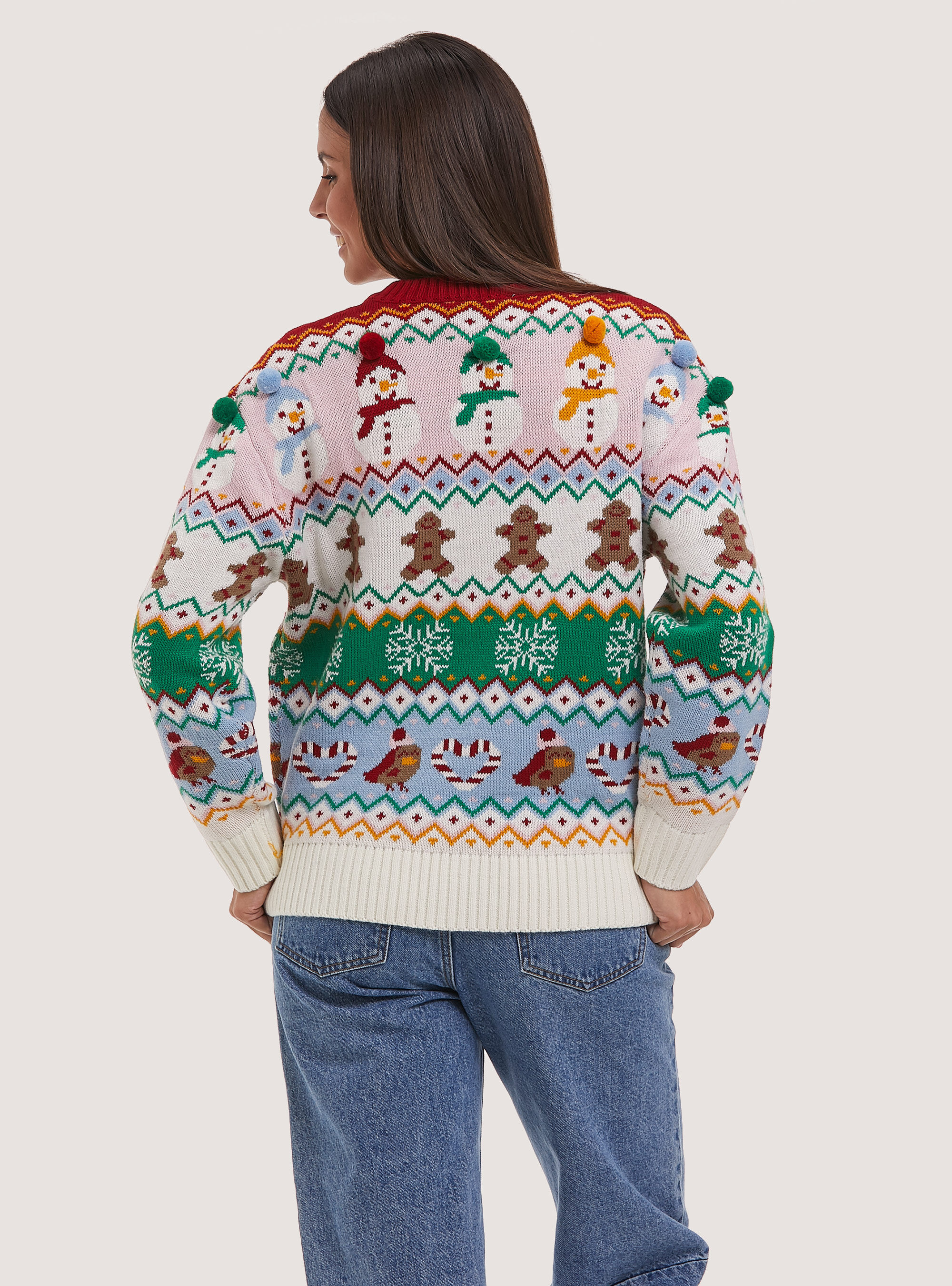 Pullover Christmas Family Collection, RD2 RED MEDIUM