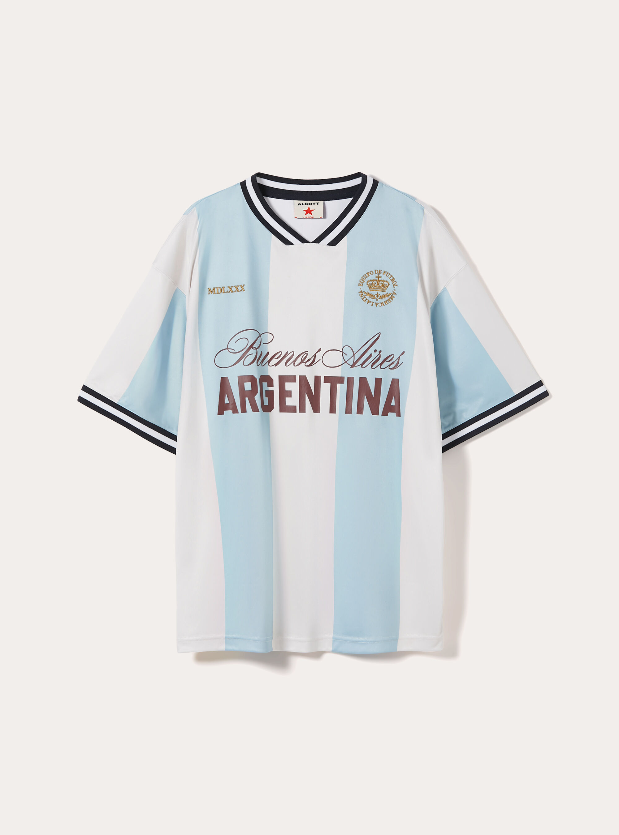 Maillot de Foot Blokecore en Tissu Technique L&eacute;ger, AZ3 AZURE LIGHT