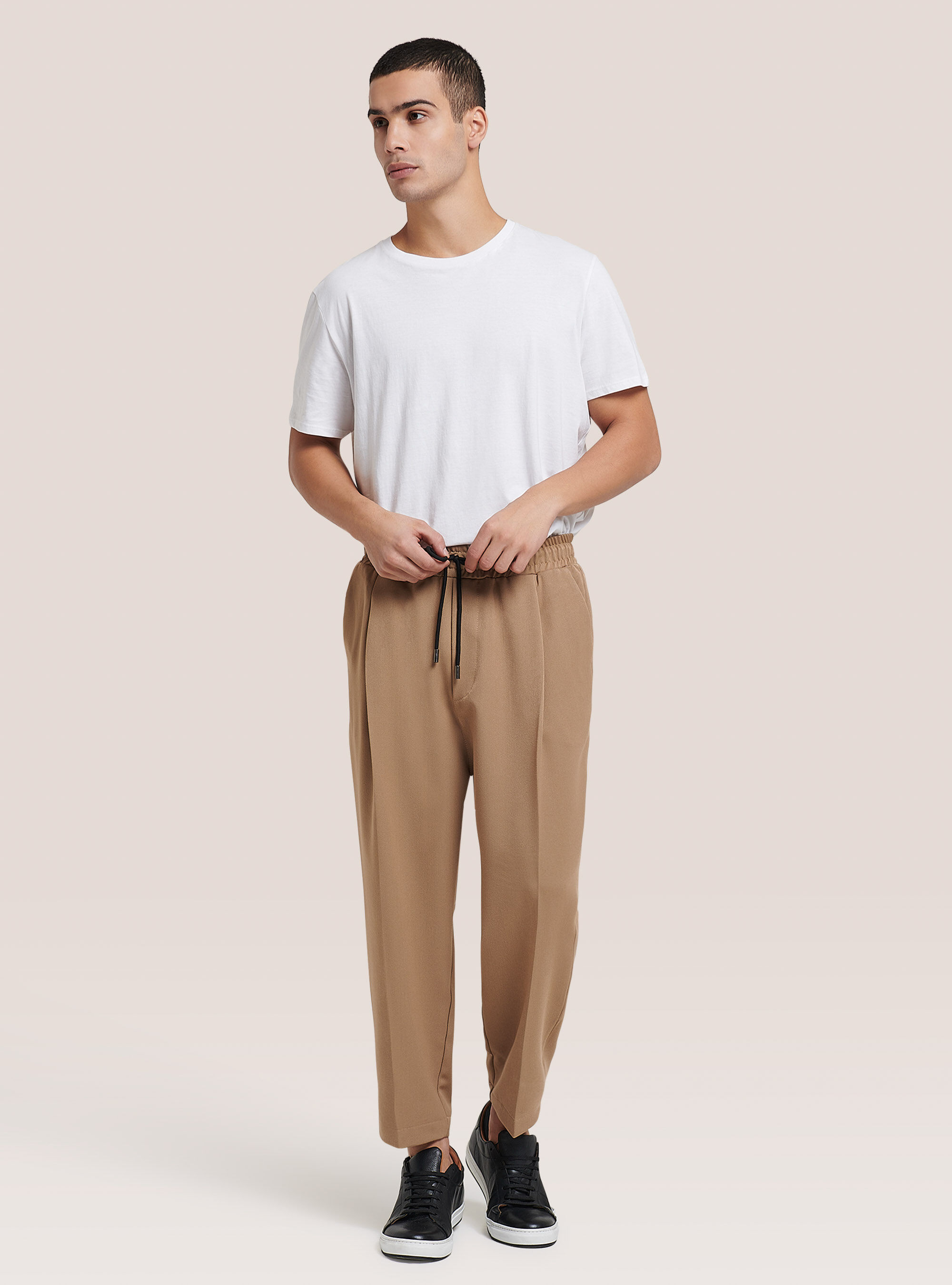 Jogger trousers, C0572 CAMEL