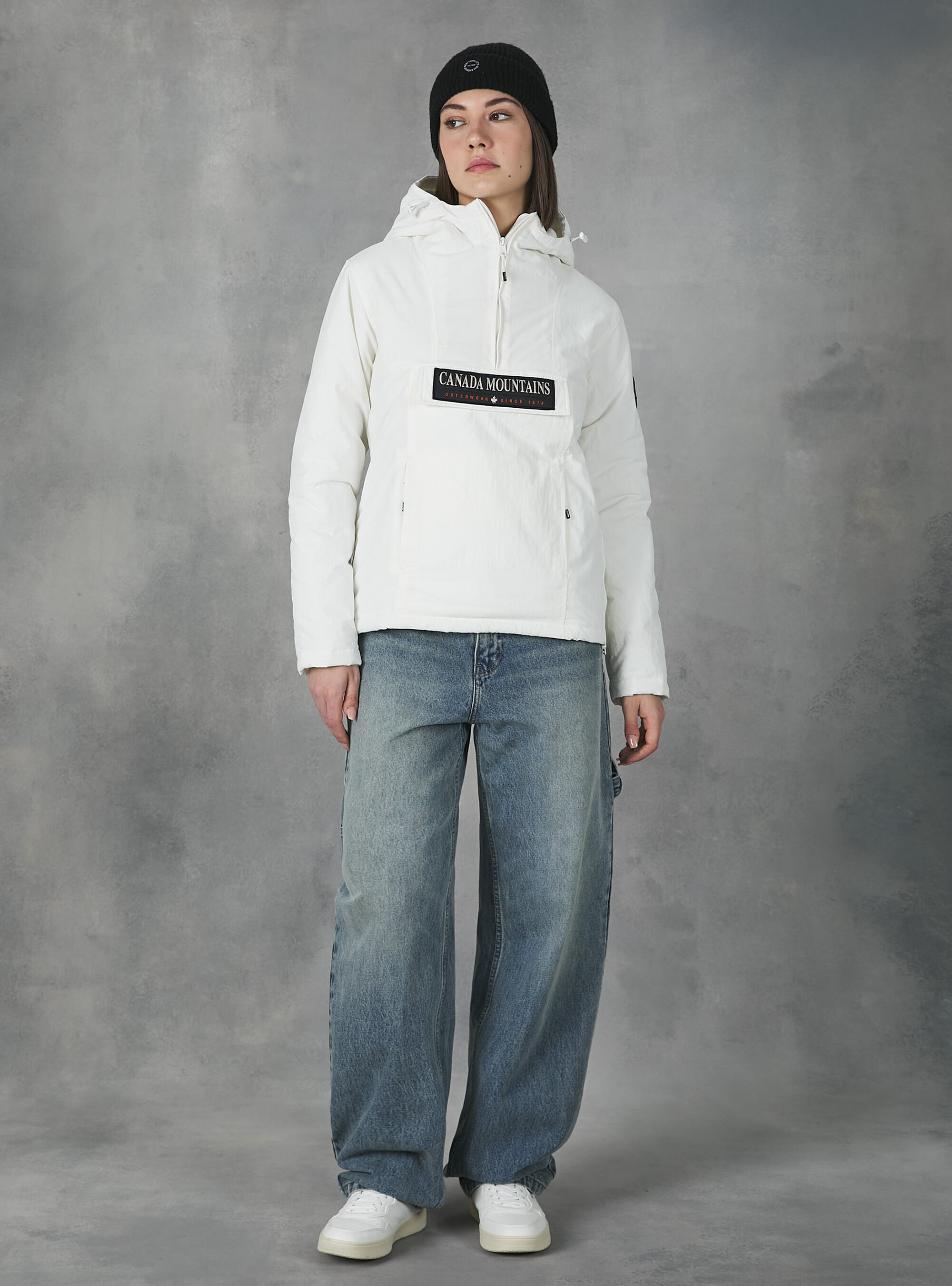 Chaqueta anorak con relleno reciclado, WH2 WHITE