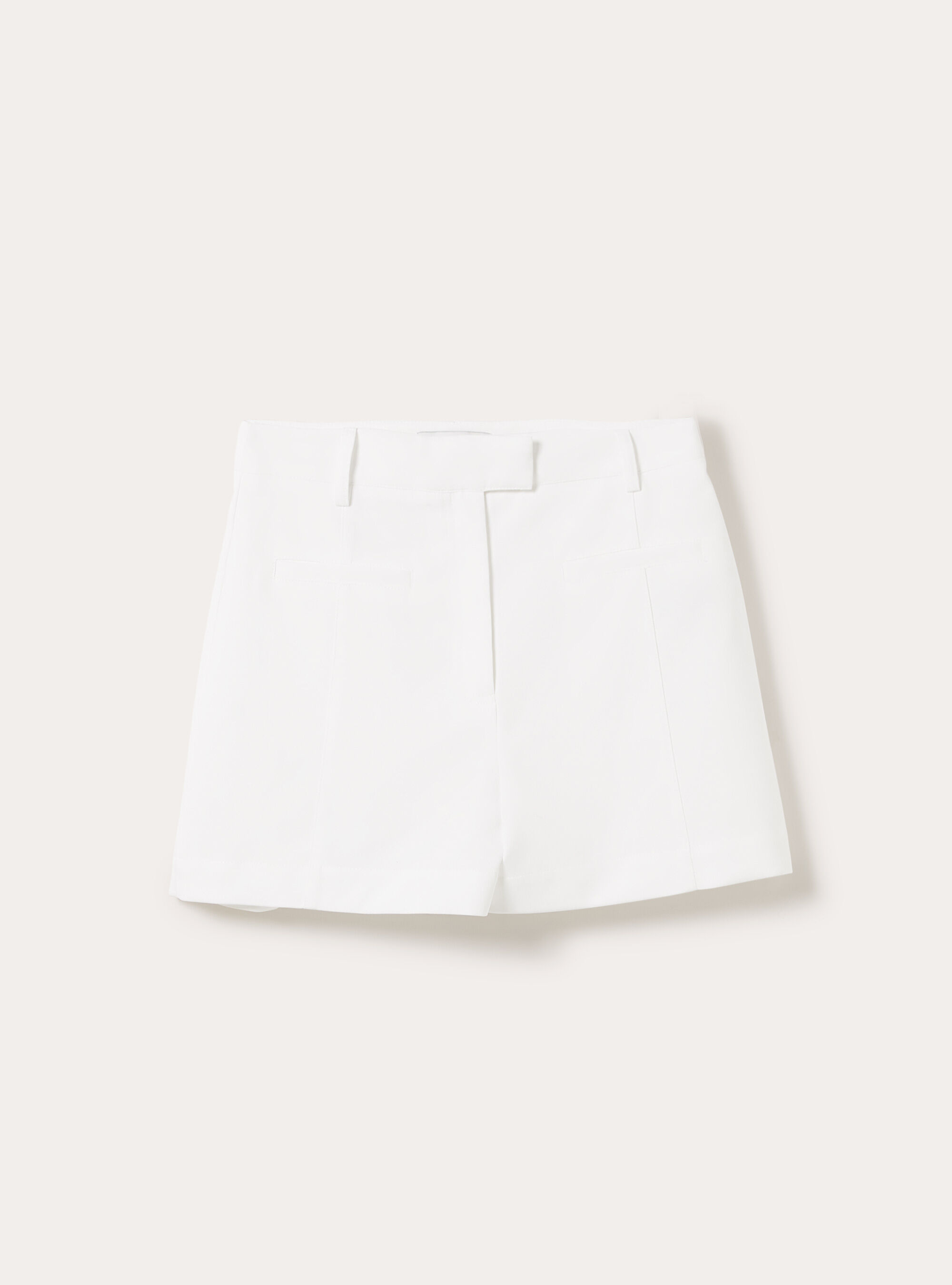 Shorts corto in crepe, WH1 OFF WHITE