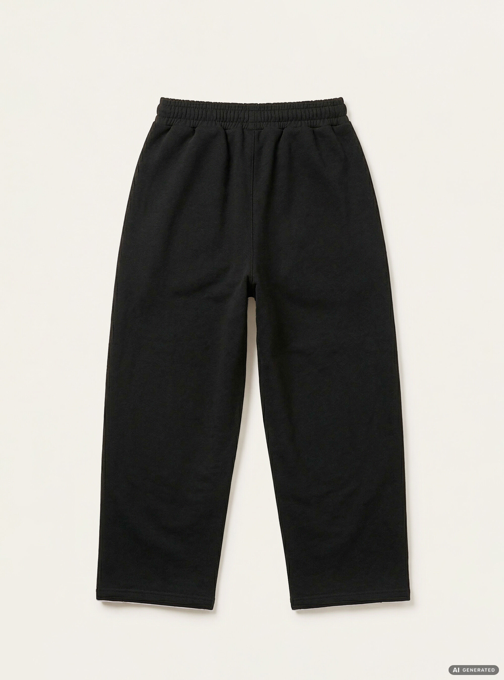 Jogger in felpa baloon fit, BK1 BLACK