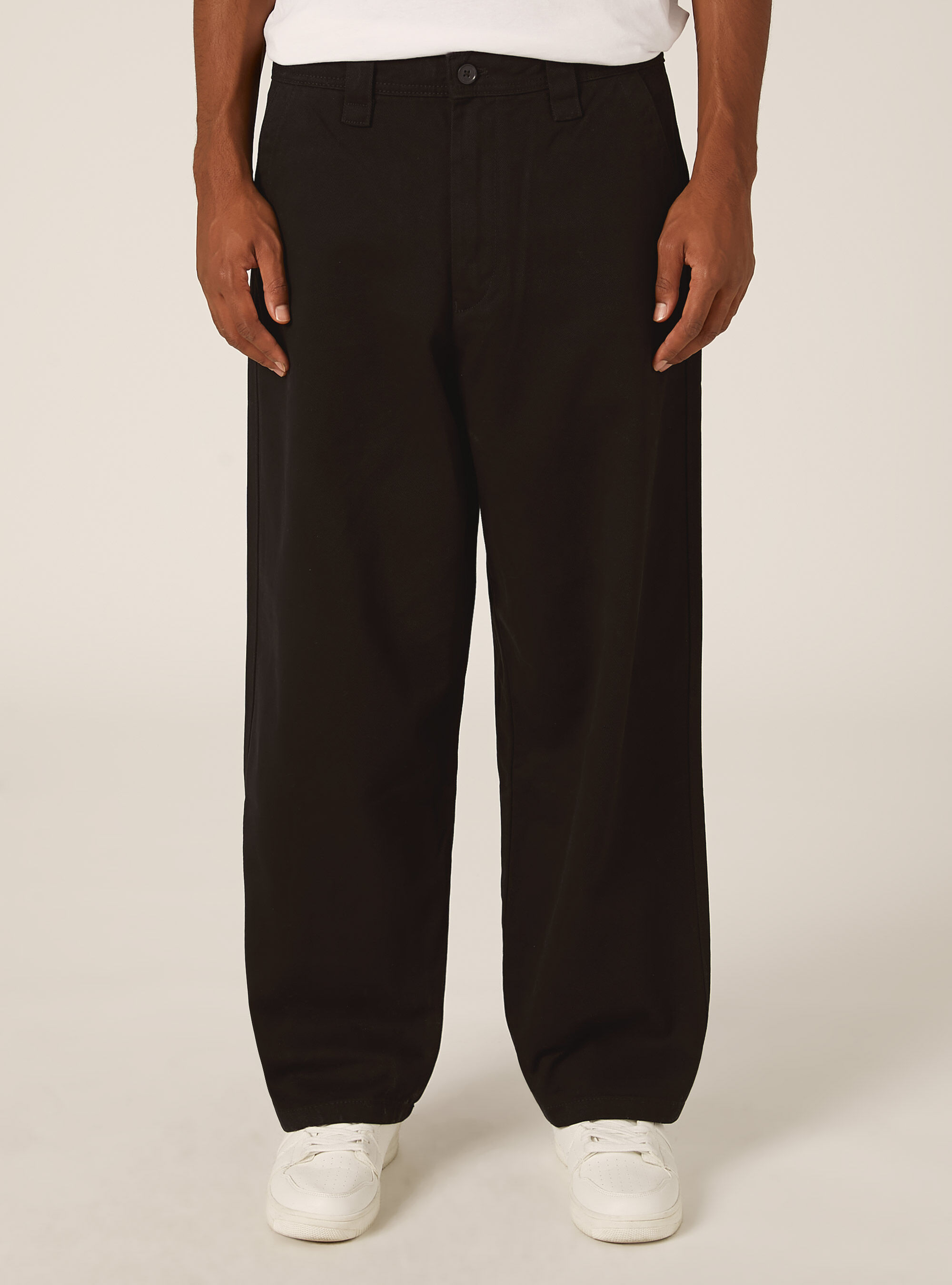 Chino in twill, BK1 BLACK