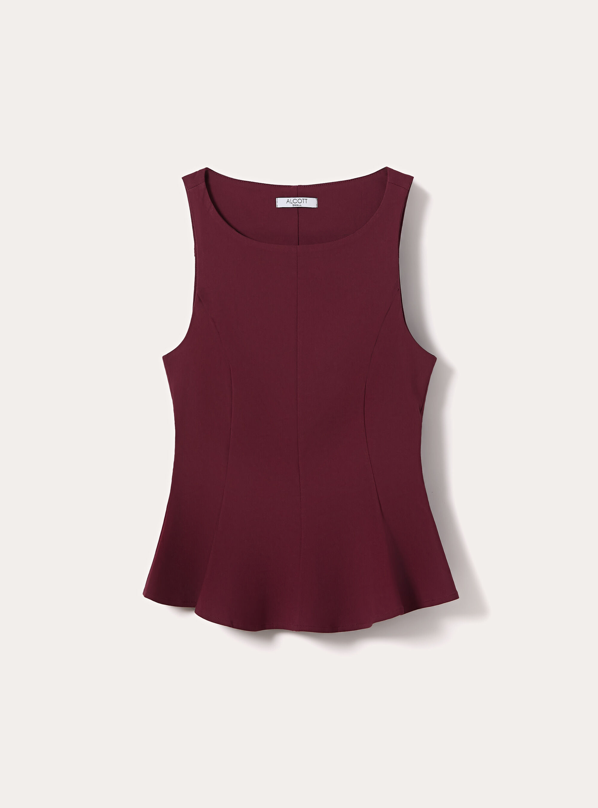 Top baschina senza maniche, BO2 BORDEAUX MEDIUM
