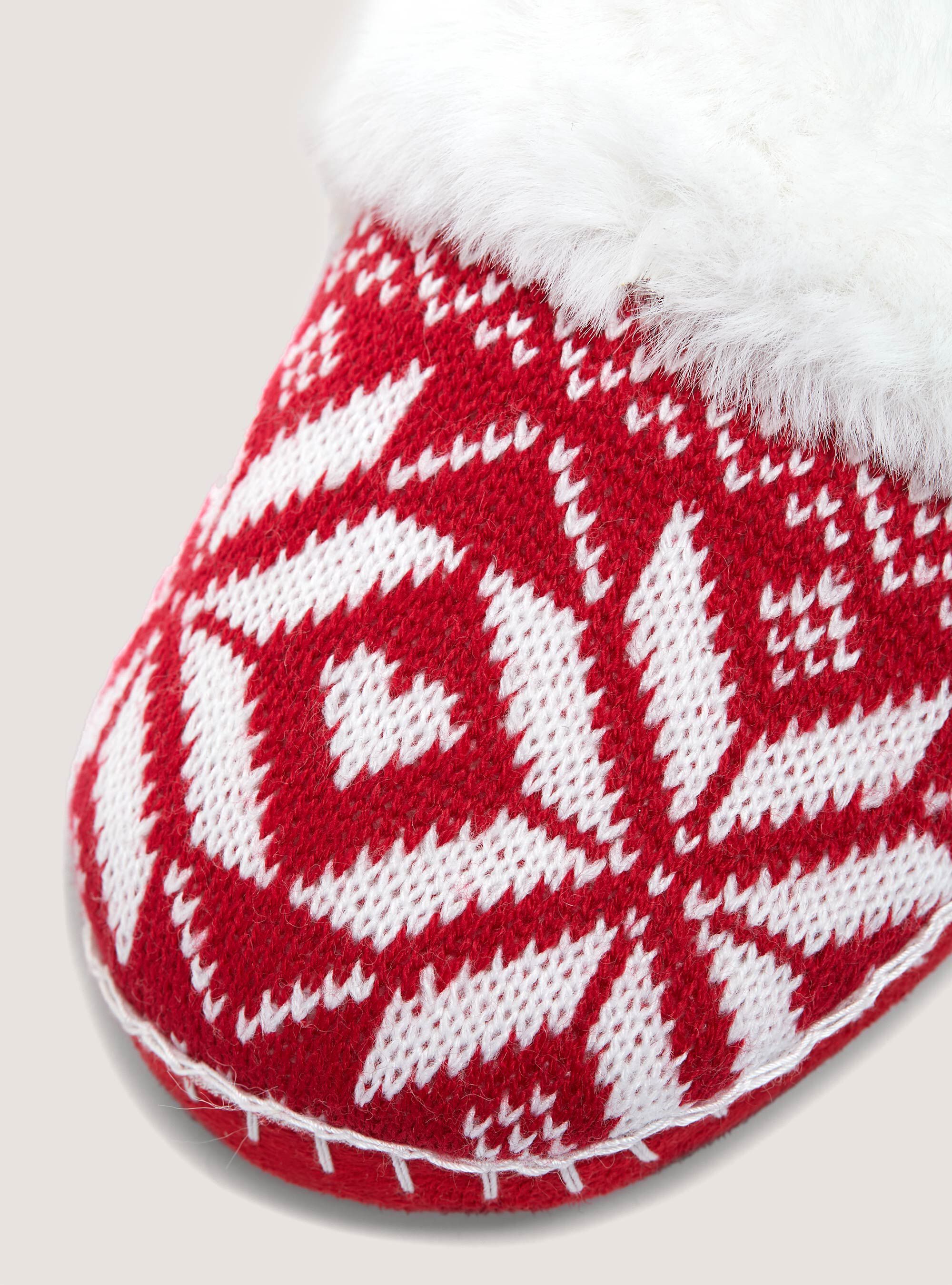 Pantofole Christmas Collection, RD1 RED DARK