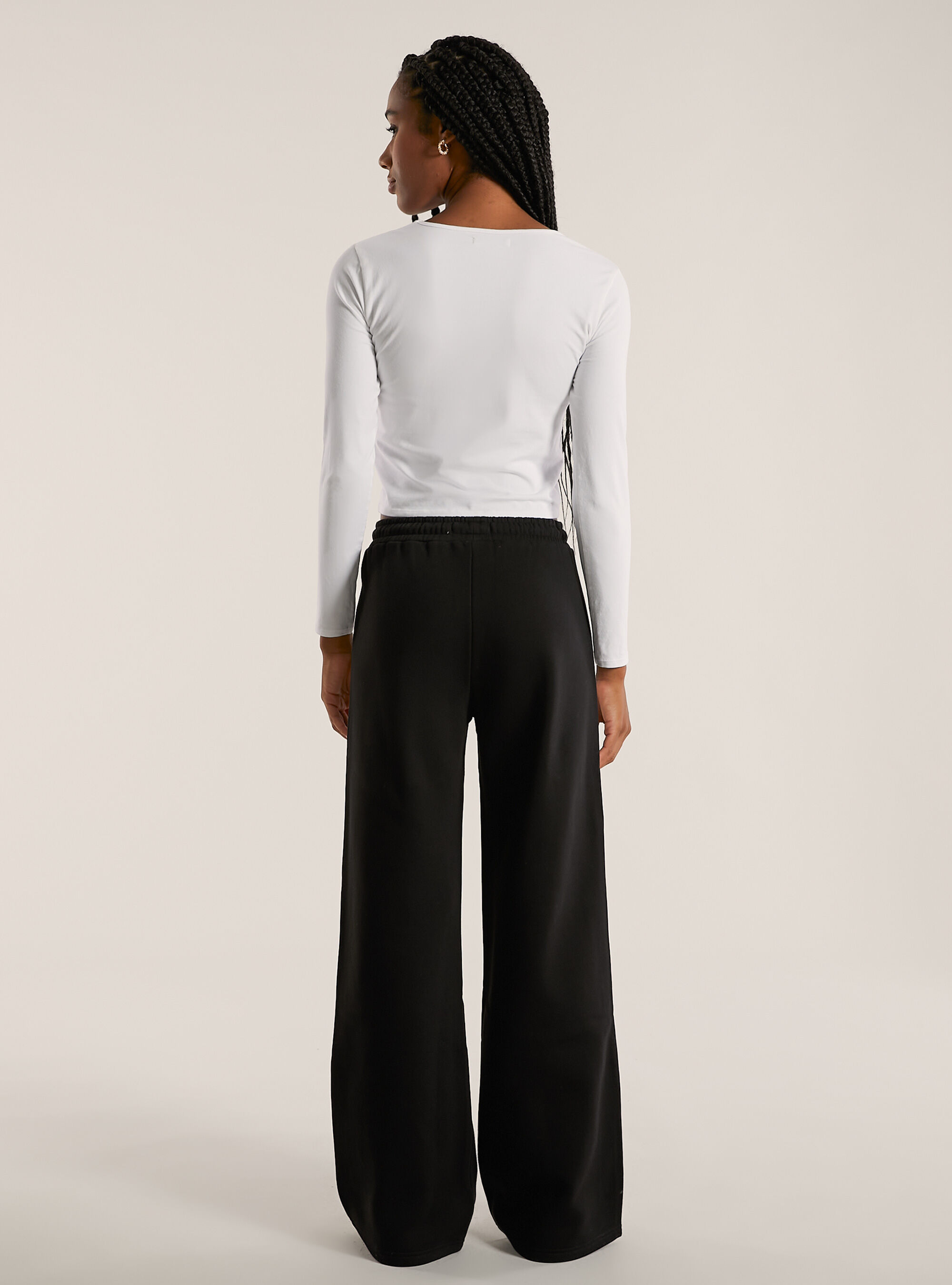 Pantalon large avec bande laterale Alcott Pantalons Donna