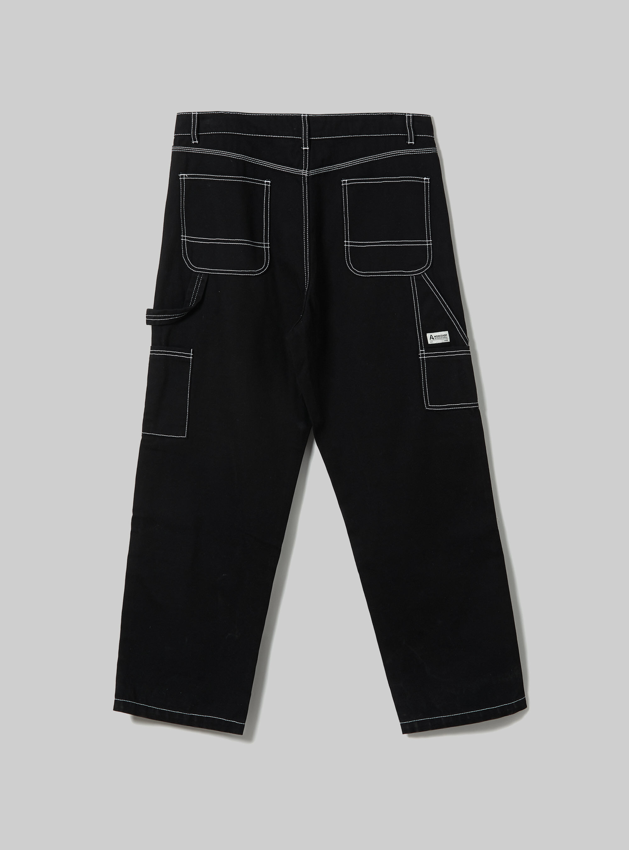 Carpenter canvas trousers, BK1 BLACK