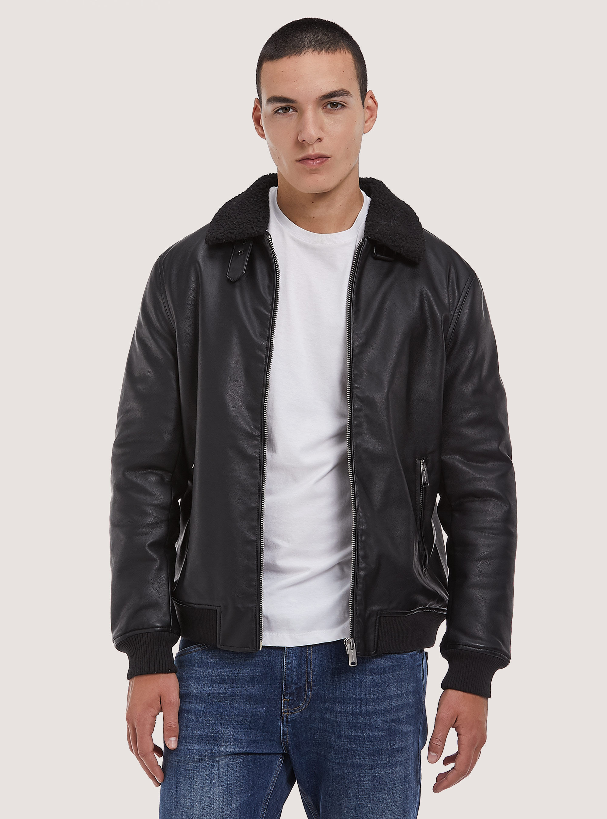 Giubbotto uomo best sale pelle