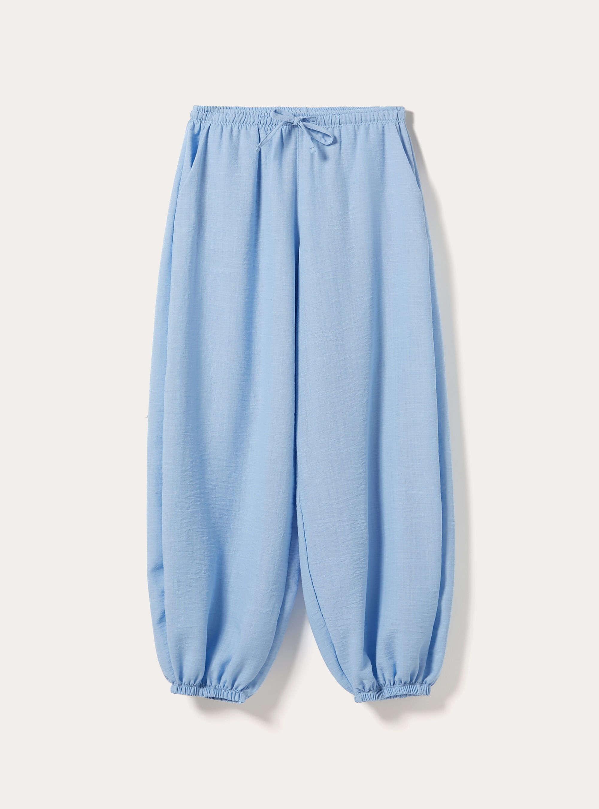 Balloon Fit Trousers, AZ3 AZURE LIGHT