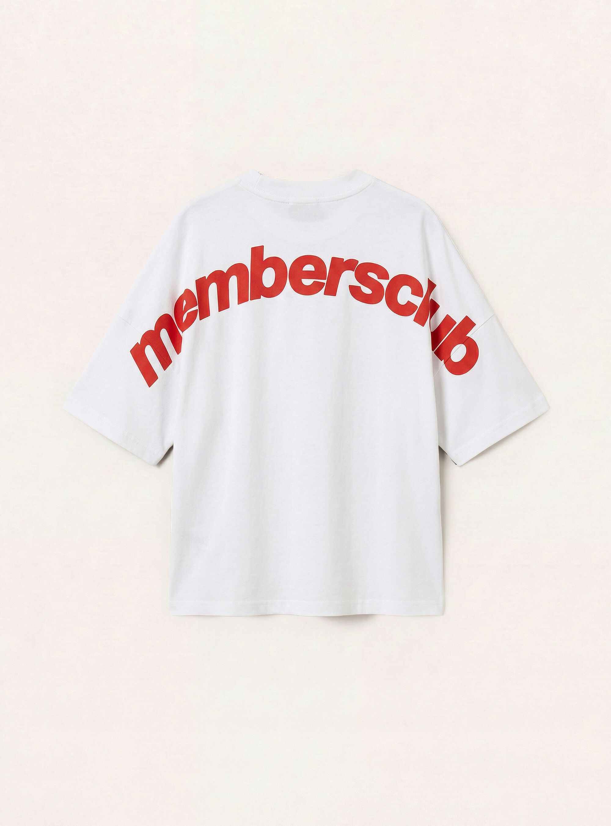 Camiseta de corte recto con estampado, WH1 OFF WHITE