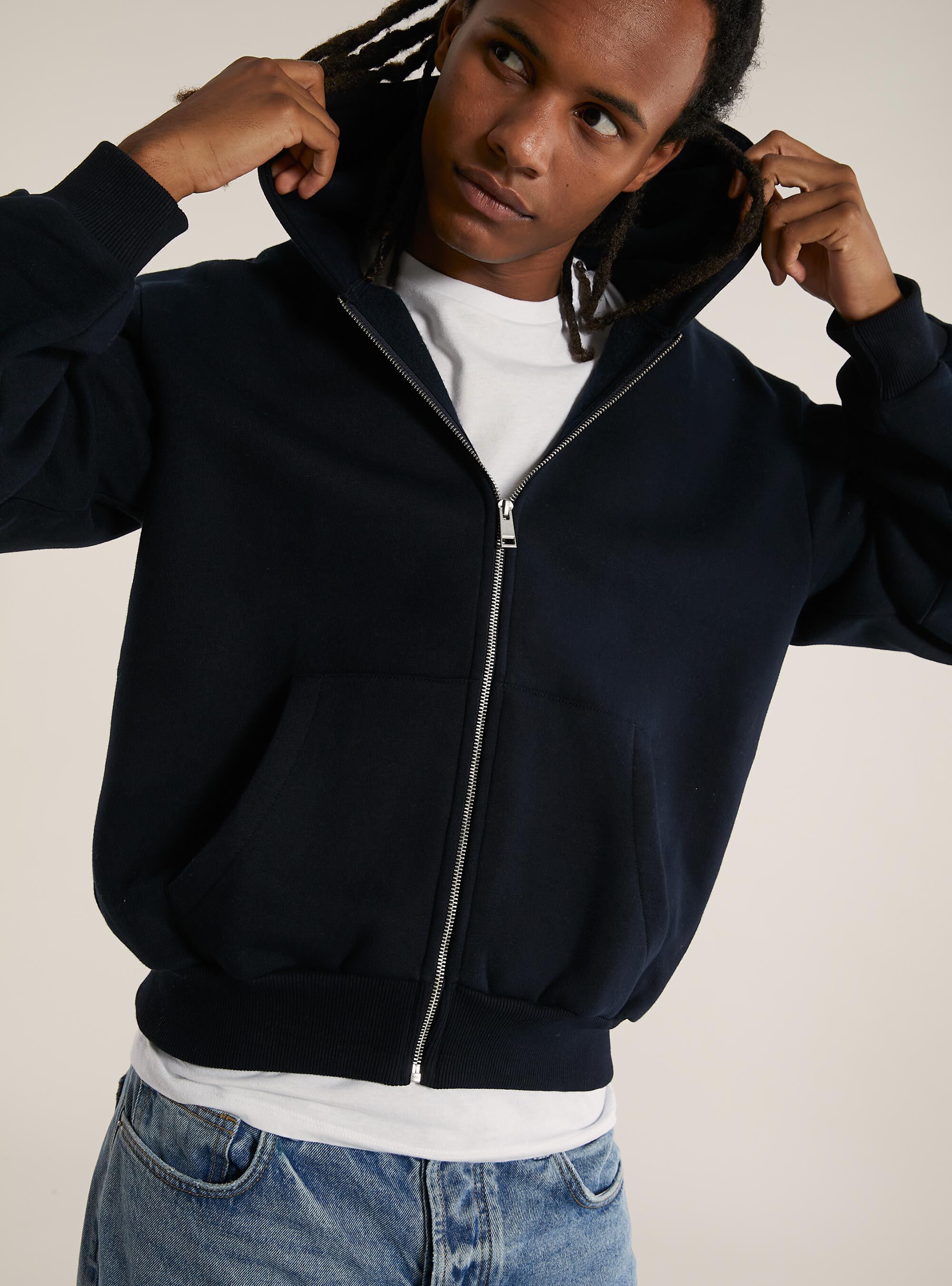 Felpa con zip e cappuccio cheap