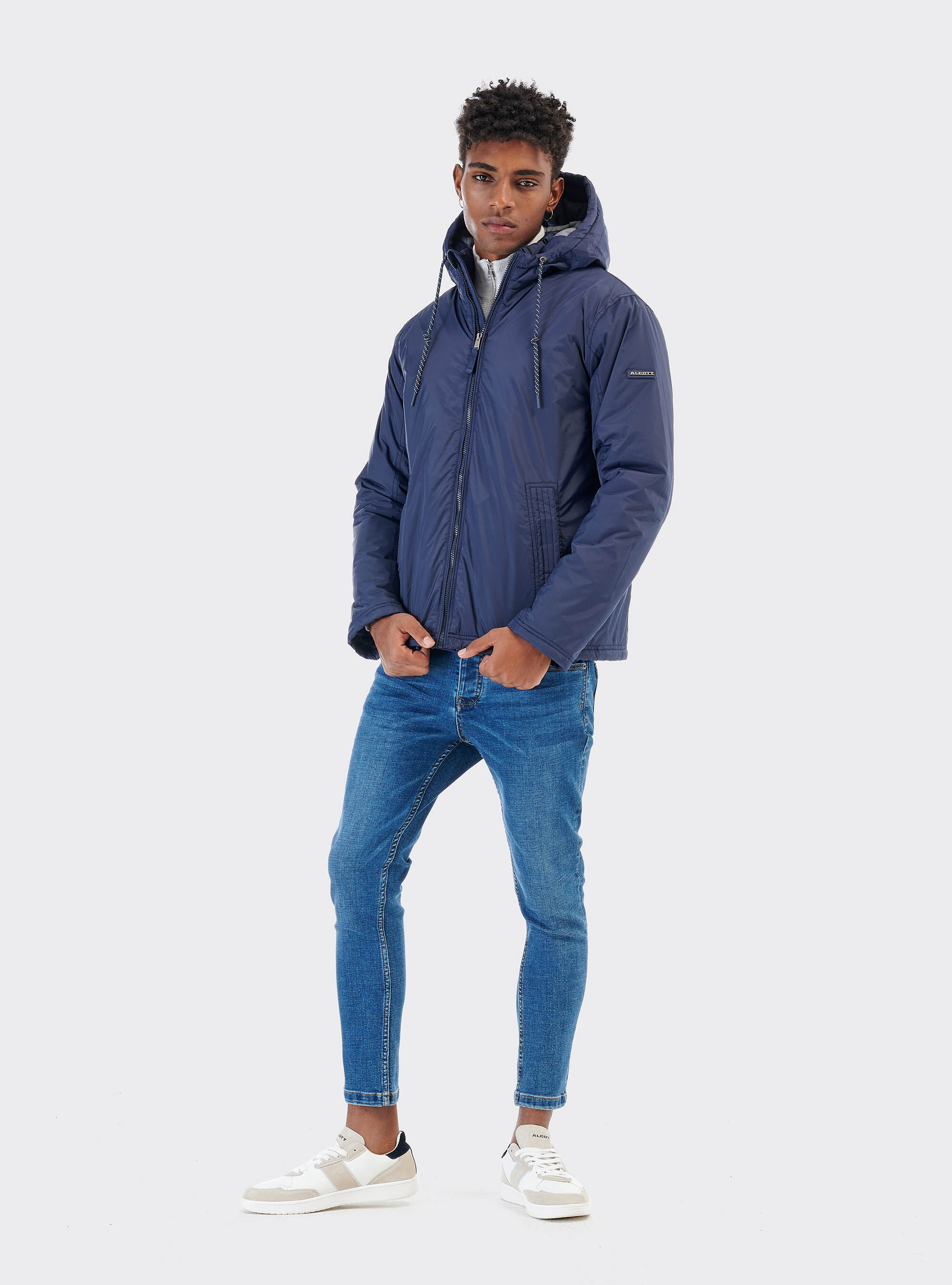 Giubbotto imbottito, BLU MARINO