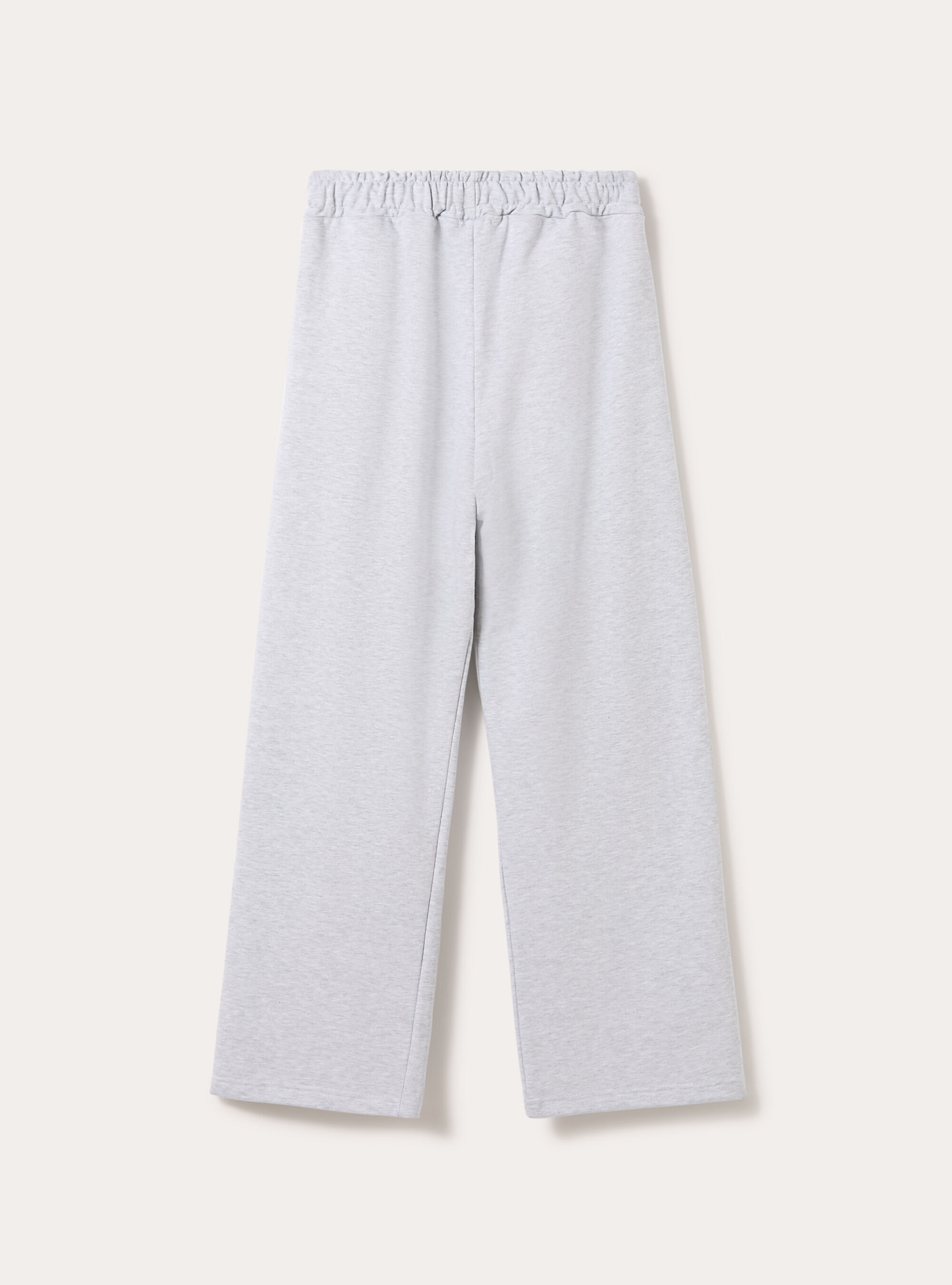 Wide leg jogger pants, MGY3 GREY MEL LIGHT