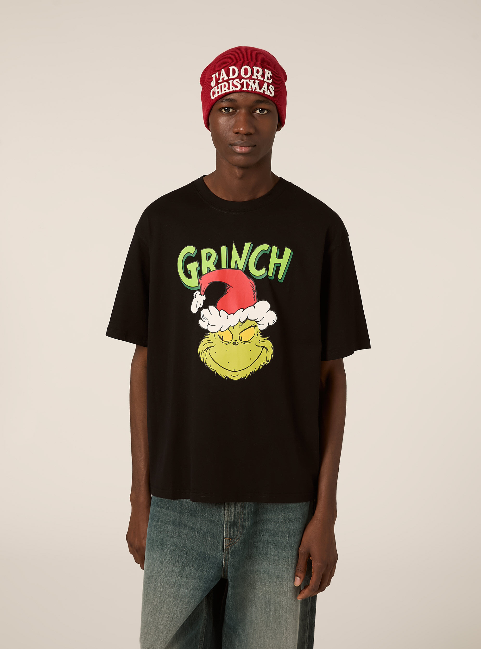 T-shirt con stampa grinch boxy fit