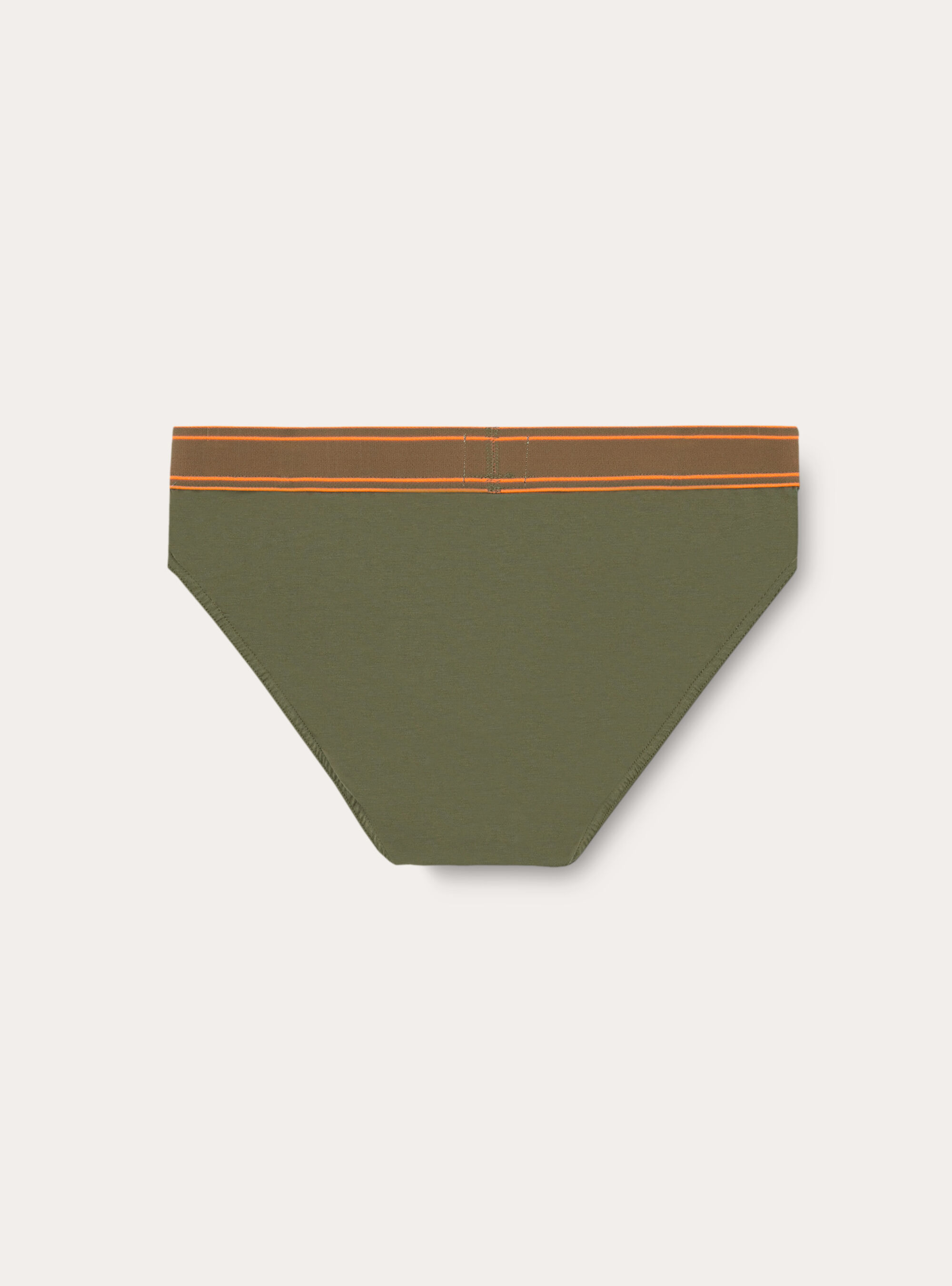Briefs with jacquard logo elastic waistband