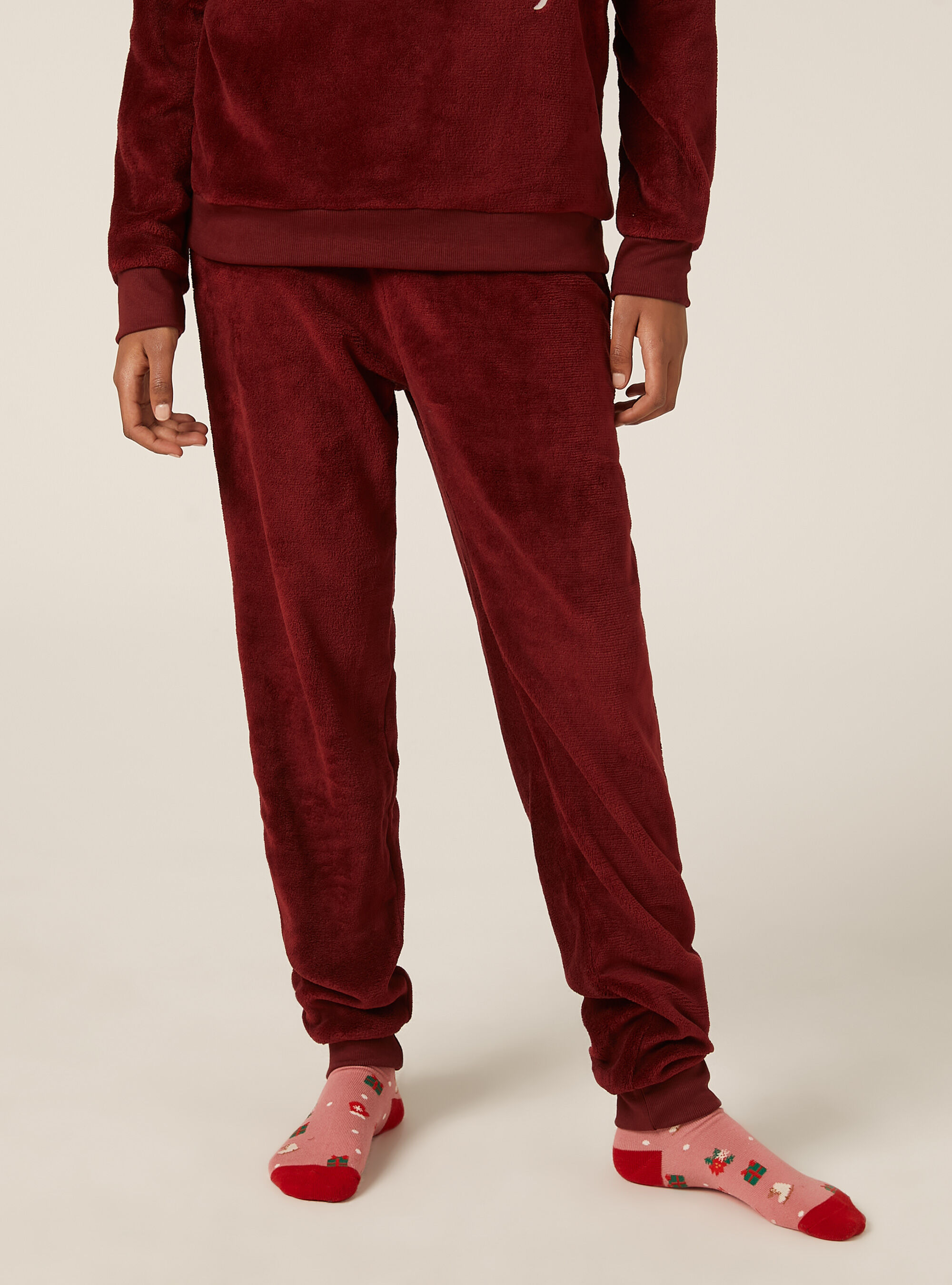 Pigiama Christmas Collection soft touch, BO2 BORDEAUX MEDIUM