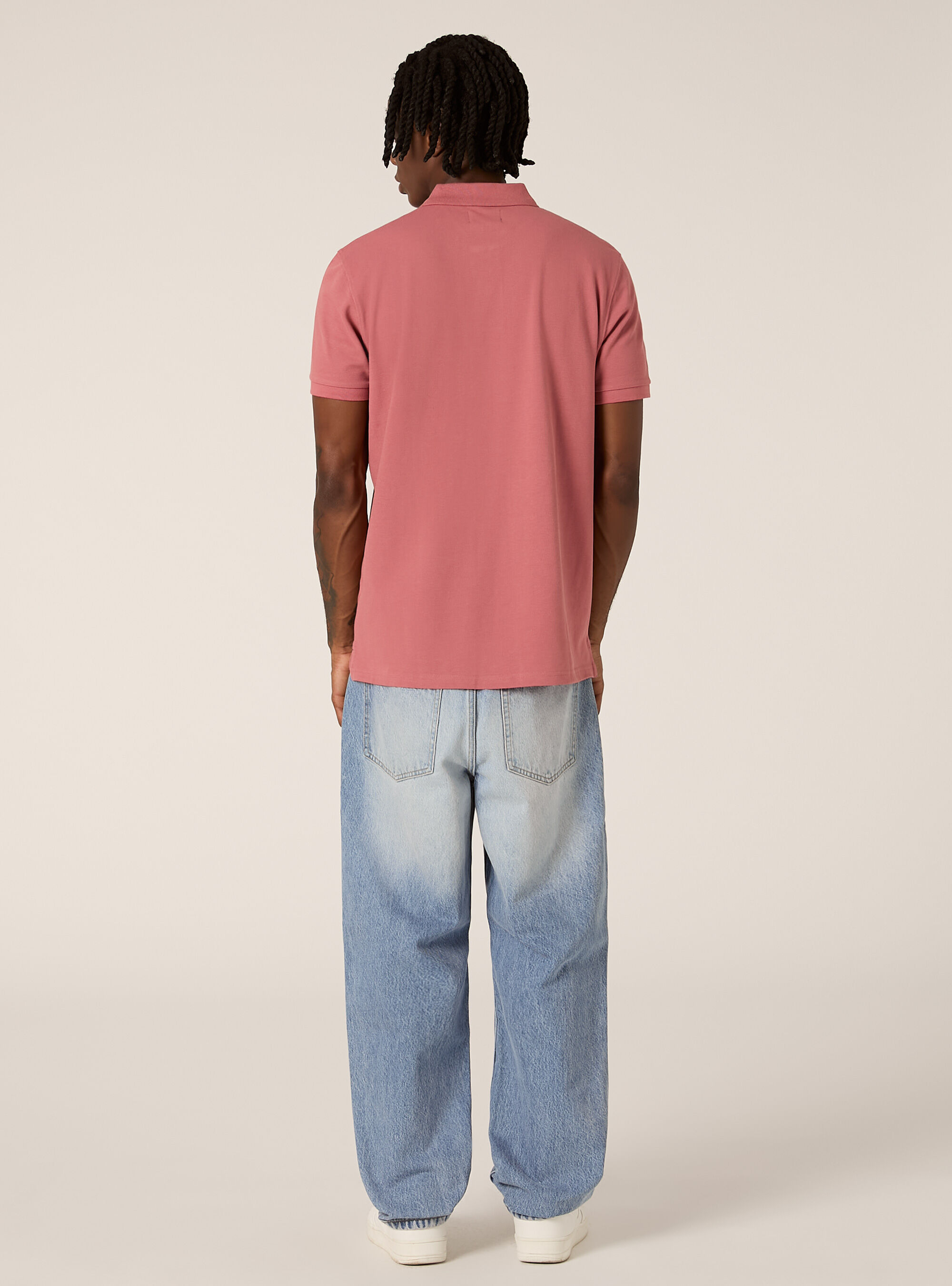 Polo de piqu&eacute; de algod&oacute;n con bordado, PK1 PINK DARK