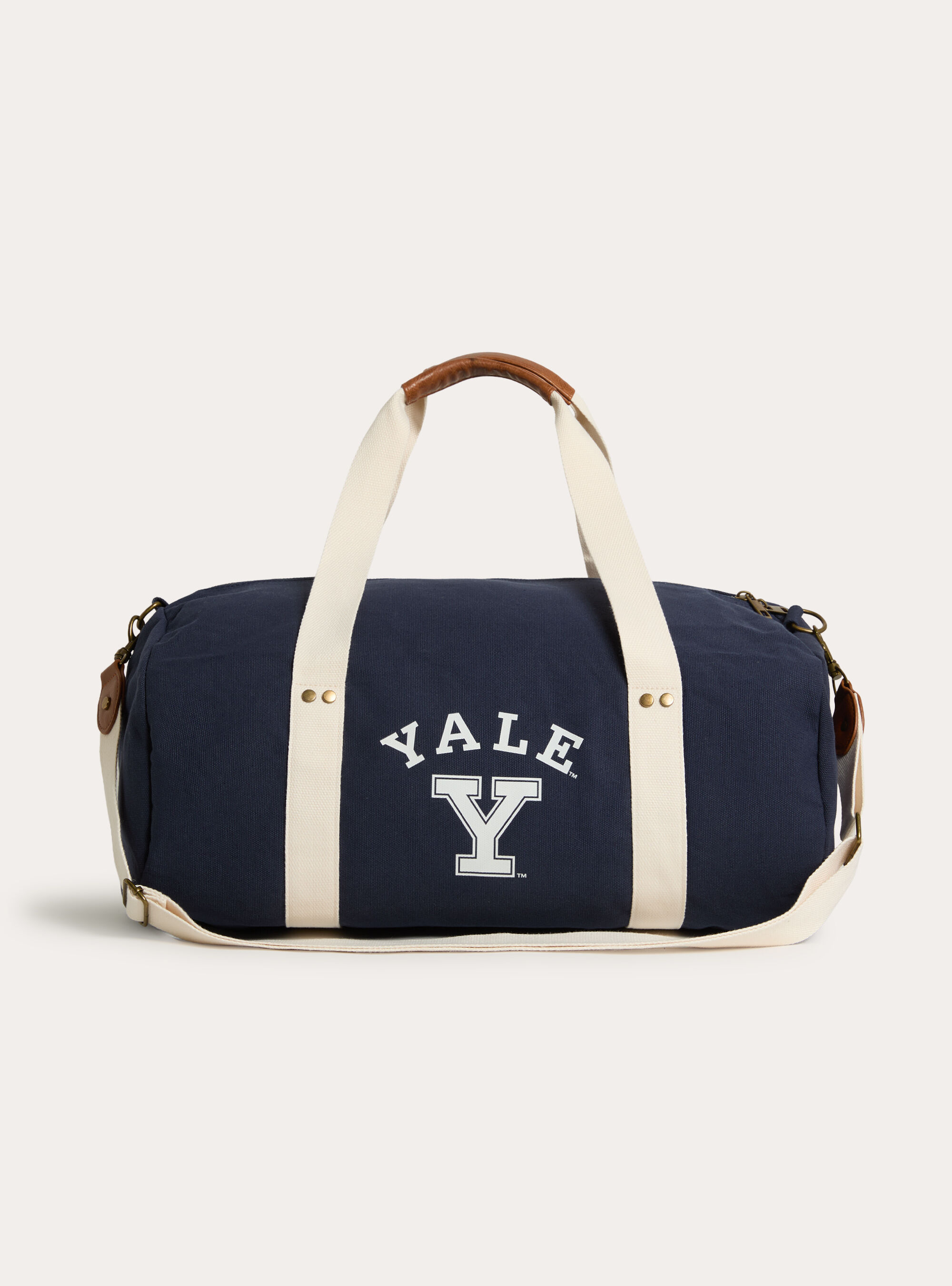 Sac de voyage en toile avec imprime Yale / Alcott, NA2 NAVY MEDIUM