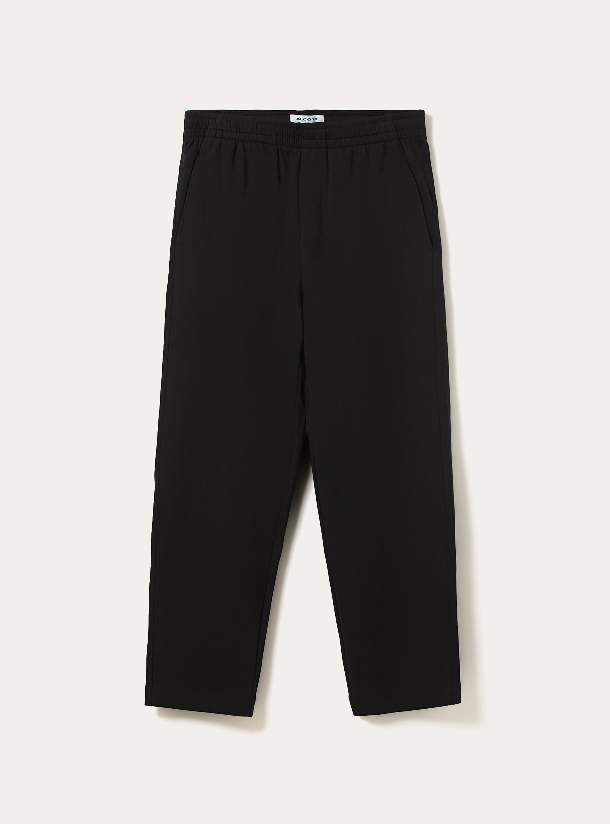 Soft touch technical jogger pants, BK1 BLACK