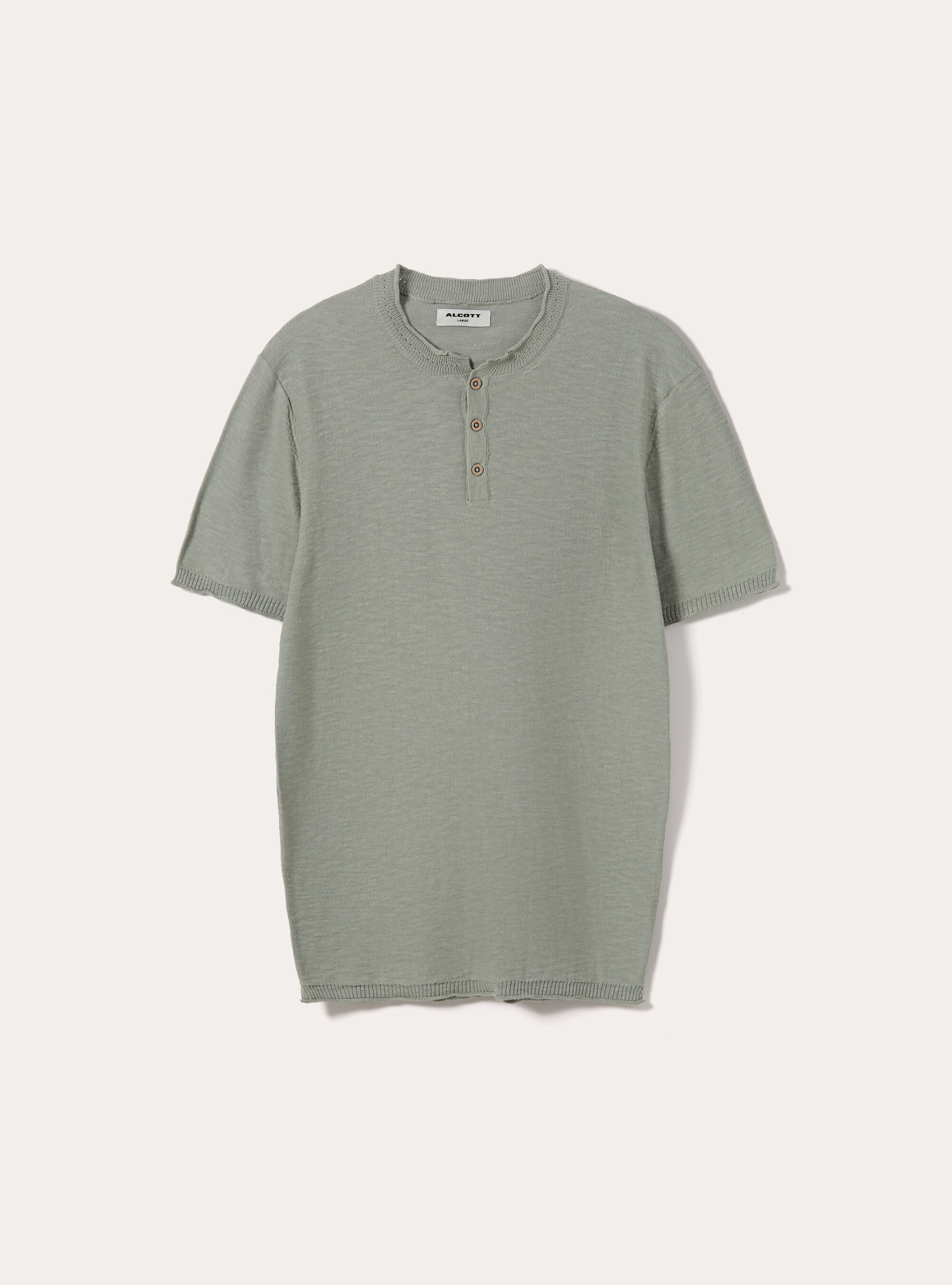 Pullover leggero con collo serafino, SALVIA CHIARO