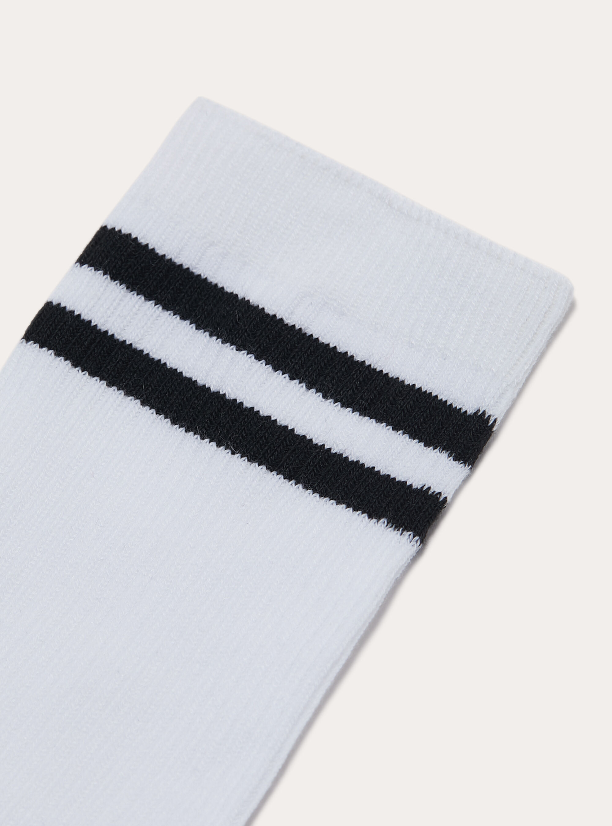 Calzino alto con righe unisex