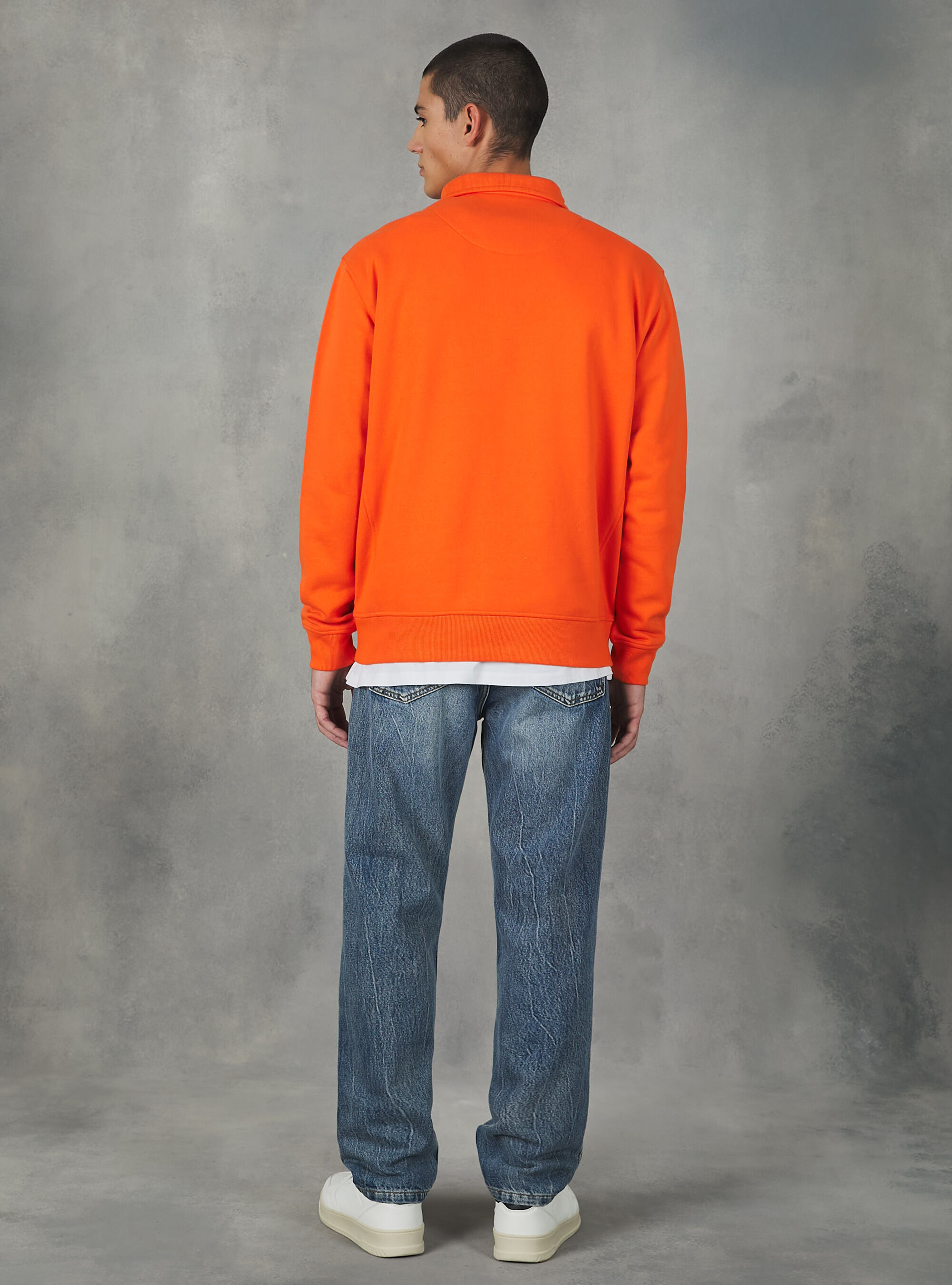 Plain orange sweatshirt 2025