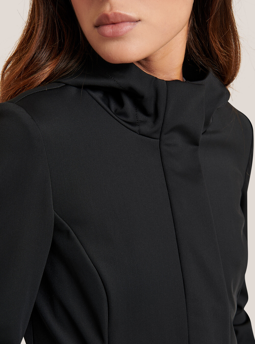 Giubbino Tecnico Invernale Giubbotto In Tessuto Tecnico Con Cappuccio