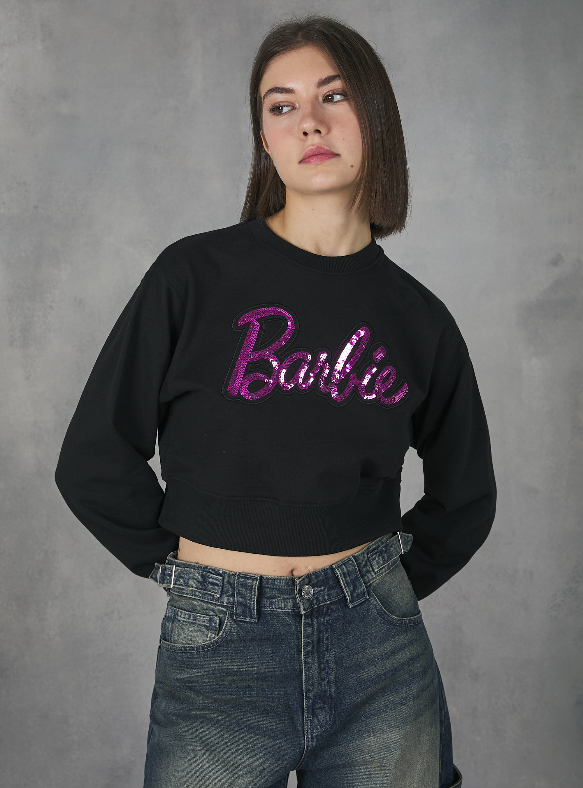 Barbie sweatshirt discount