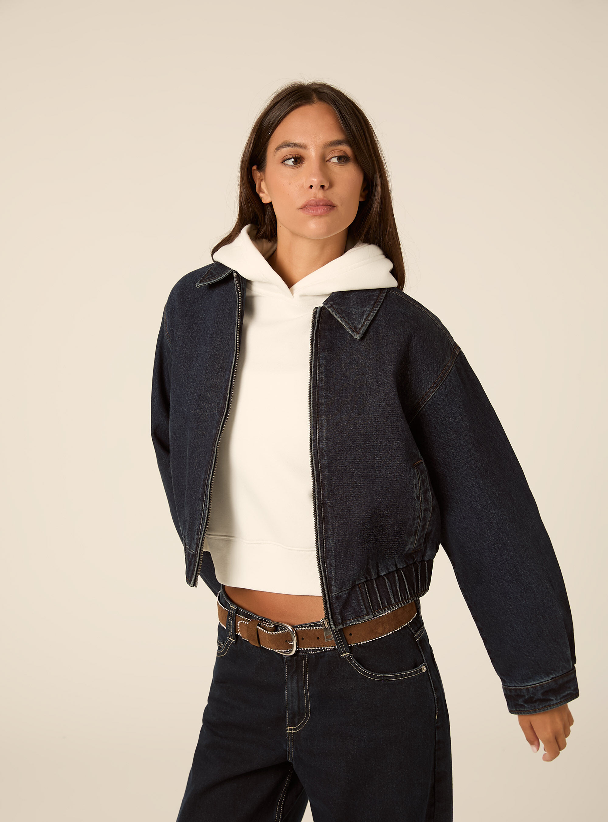 Giubbotto in denim corto