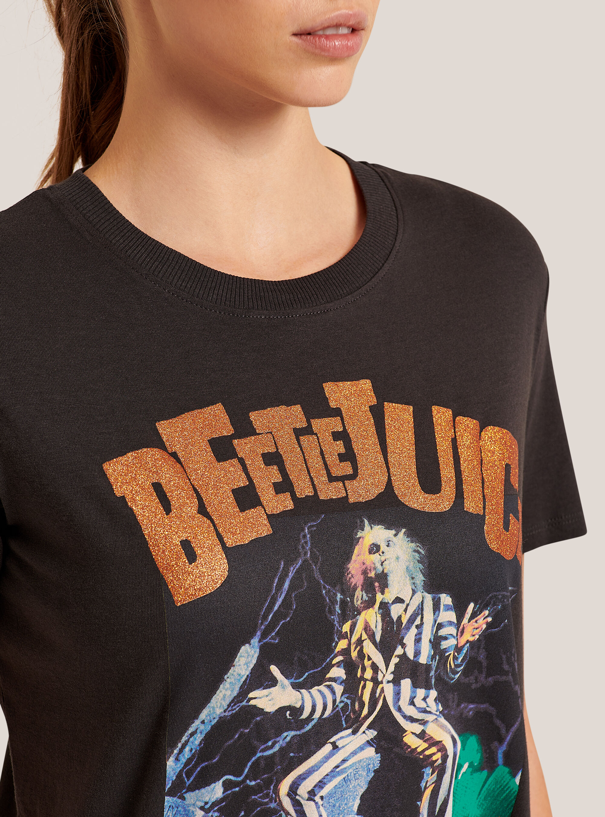 Beetlejuice x Alcott T-shirt, BLACK