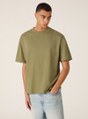Boxy fit cotton T-shirt, KY2 KAKY MEDIUM