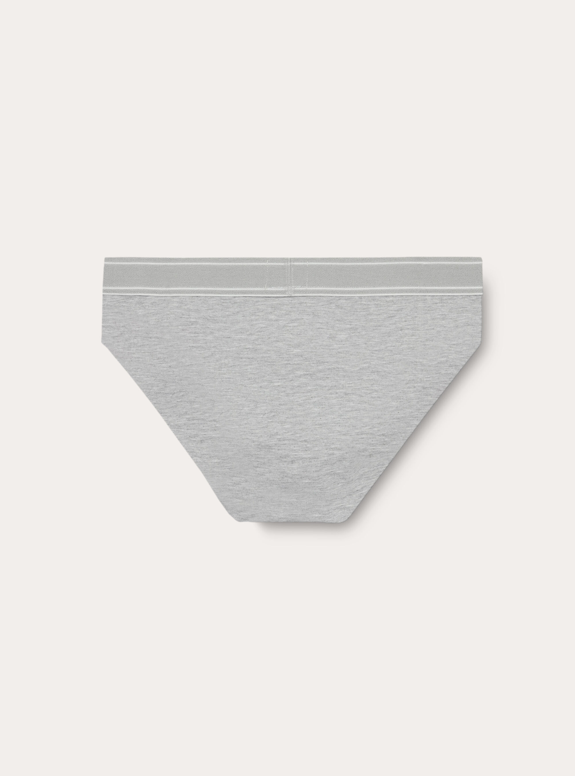 Slip basic con elastico logato, MGY3 GREY MEL LIGHT