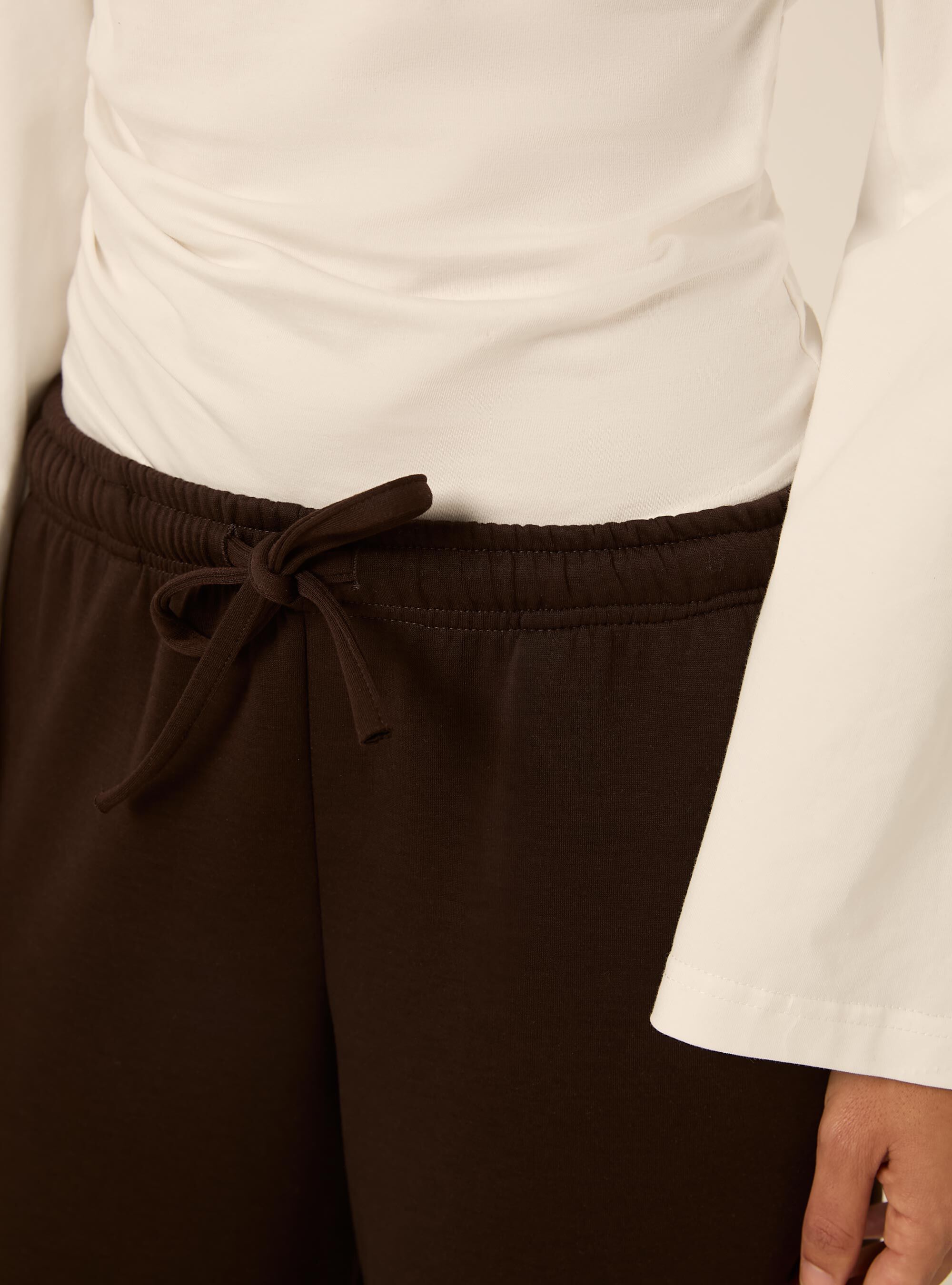 Pantaloni jogger balloon, MARRONE SCURO