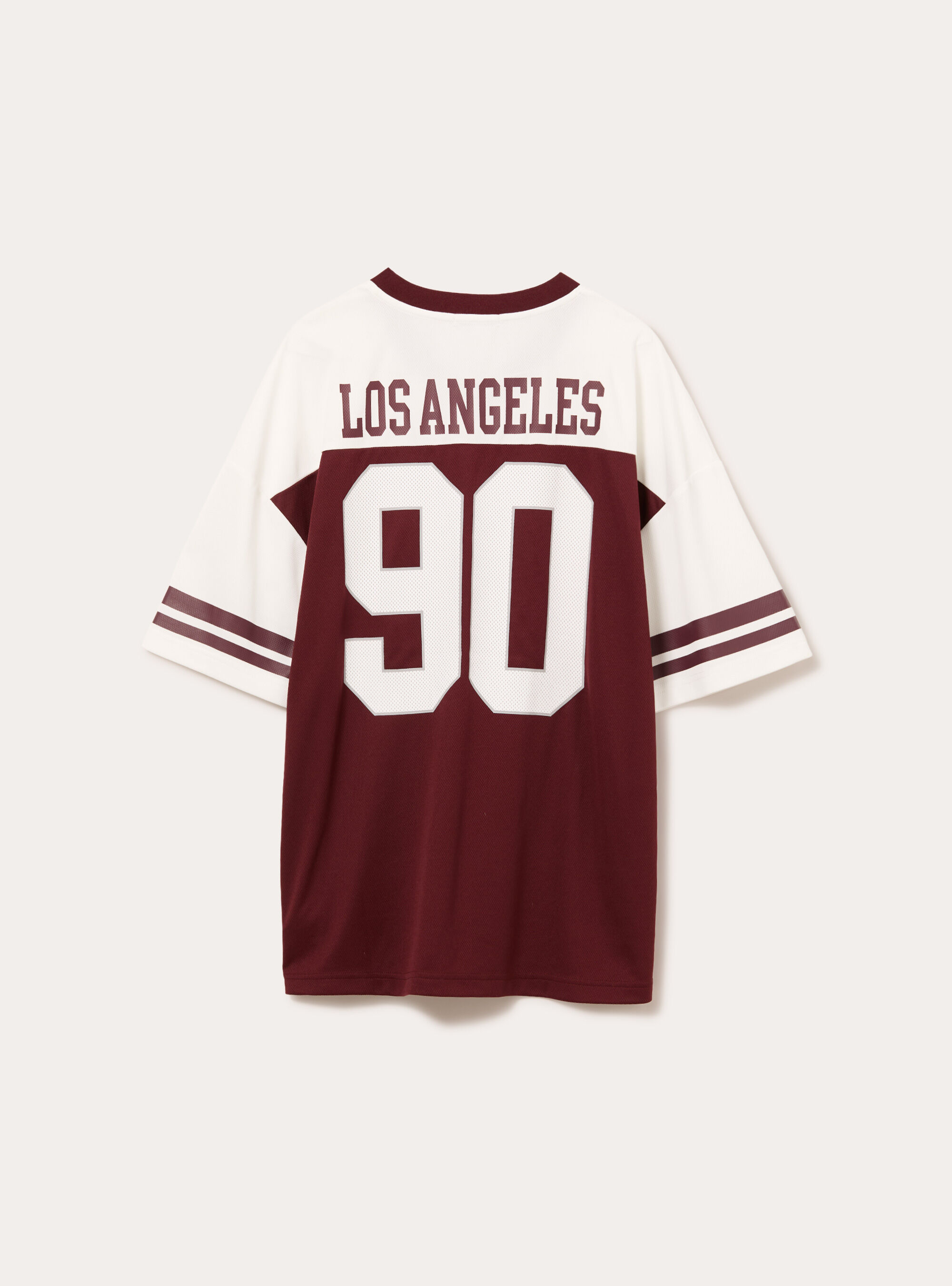 Maglietta oversize con grafica, BO2 BORDEAUX MEDIUM