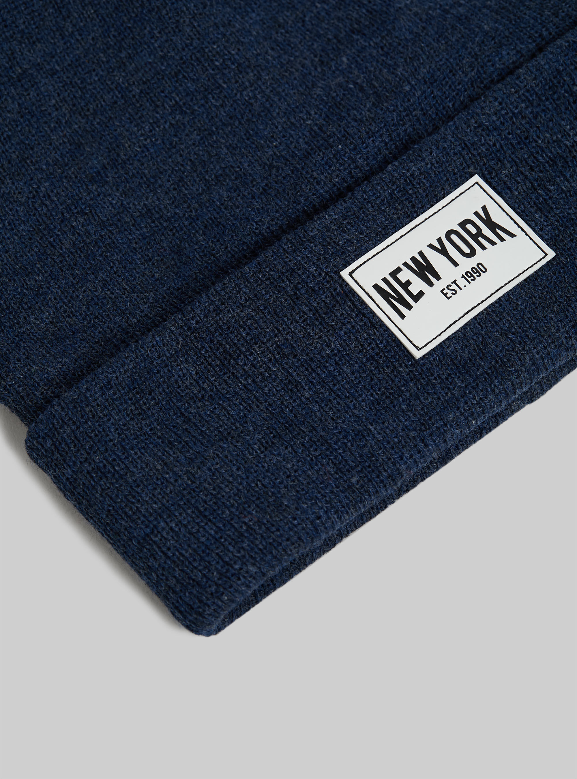 Hat with patch, MNA1 NAVY MEL DARK