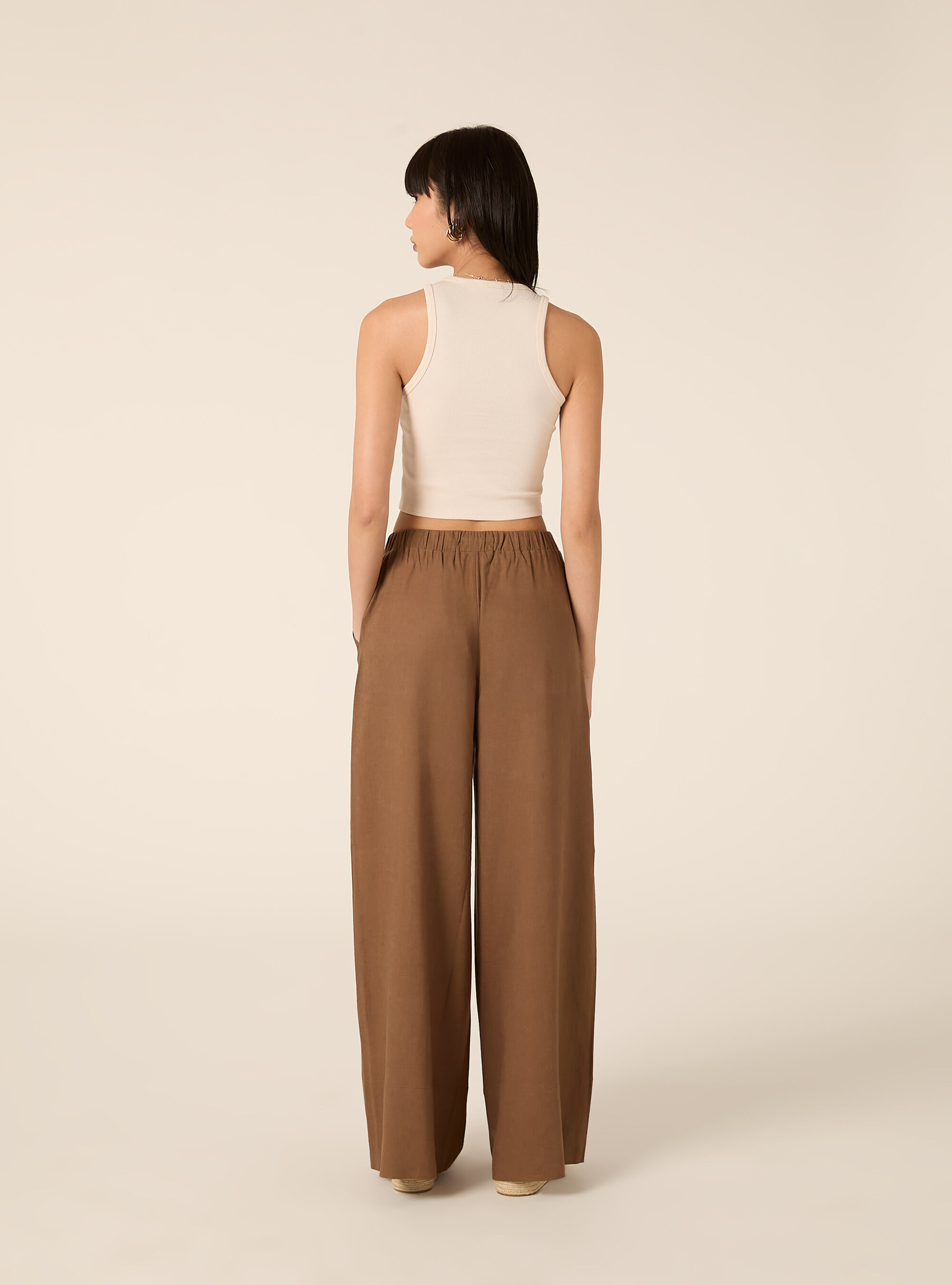 Canotta basic in cannete', CR3 CREAM LIGHT