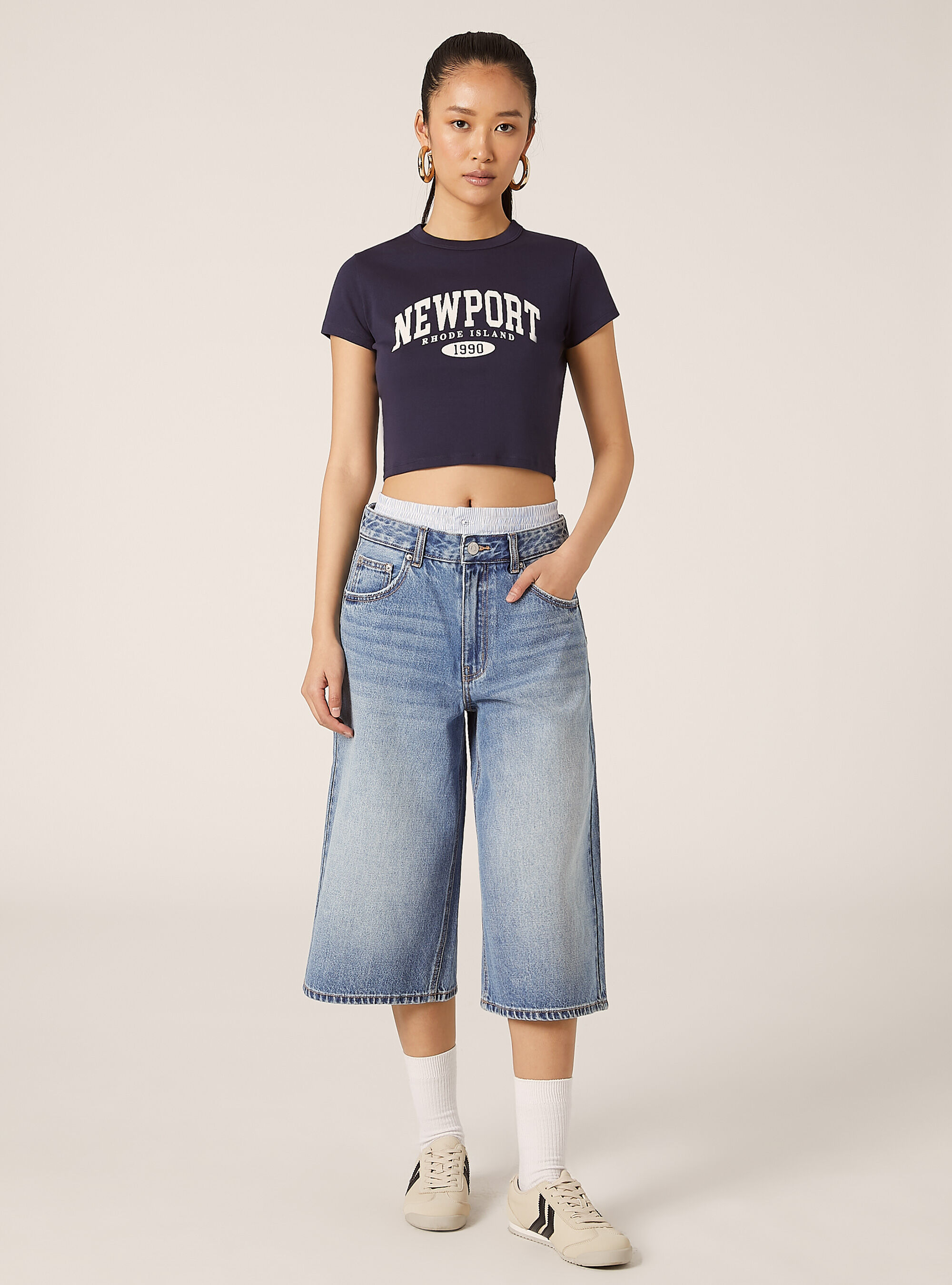 A’s エス　Otona cropped tee HVWT80SPU004-